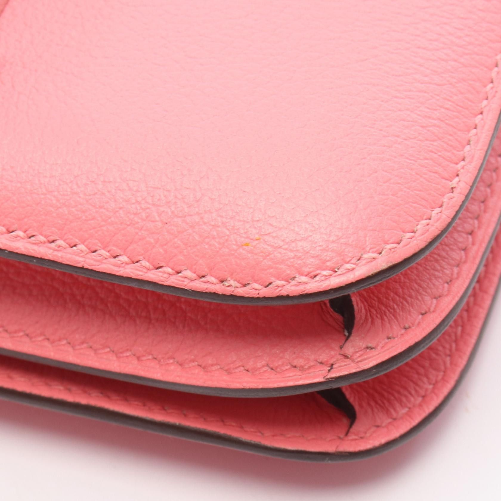 Hermes Hermes Hermes Constance3 Mini Evercolor Shoulder Bag Leather Shoulder Bag Stamp Y (2020) DUTY FREE for USA Size ONE SIZE - 6 Thumbnail