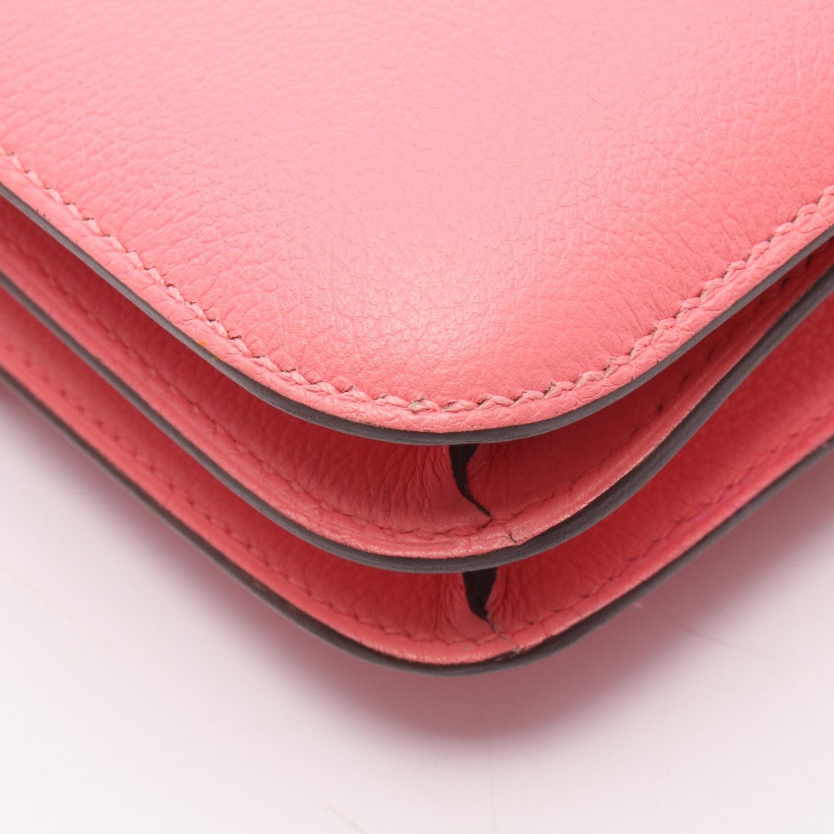 Hermes Hermes Hermes Constance3 Mini Evercolor Shoulder Bag Leather Shoulder Bag Stamp Y (2020) DUTY FREE for USA Size ONE SIZE - 7 Thumbnail