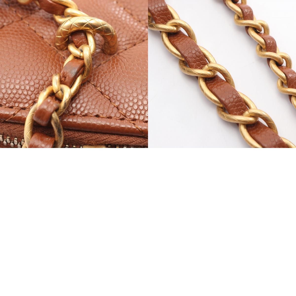 Chanel Chanel Chanel Matelasse Grained Calf Shoulder Bag Leather Vanity Bag AP3376 DUTY FREE for USA Size ONE SIZE - 10 Thumbnail