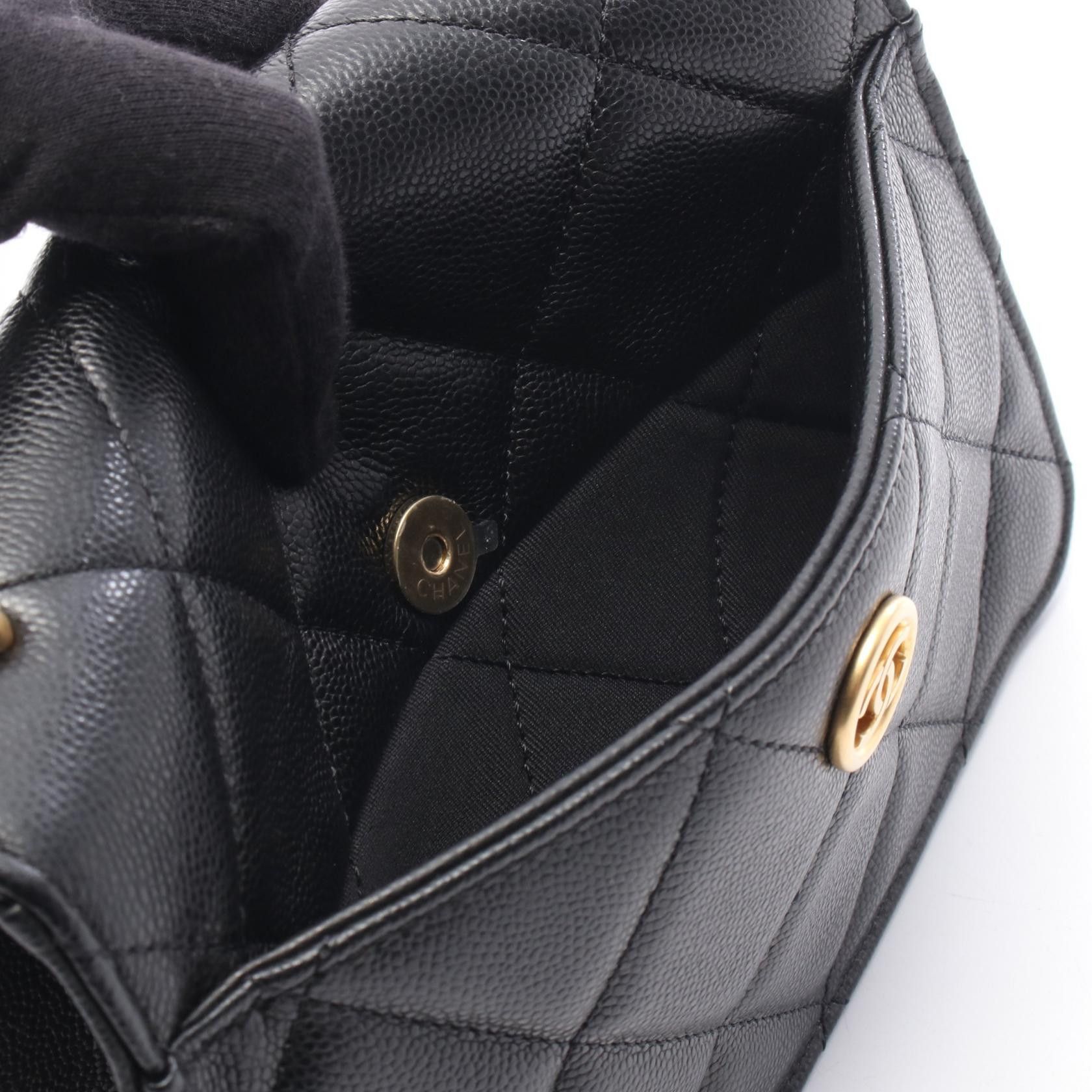 Chanel Chanel Chanel Matelasse Caviar Skin Small Flap Shoulder Bag Leather Shoulder Bag DUTY FREE for USA Size ONE SIZE - 6 Thumbnail
