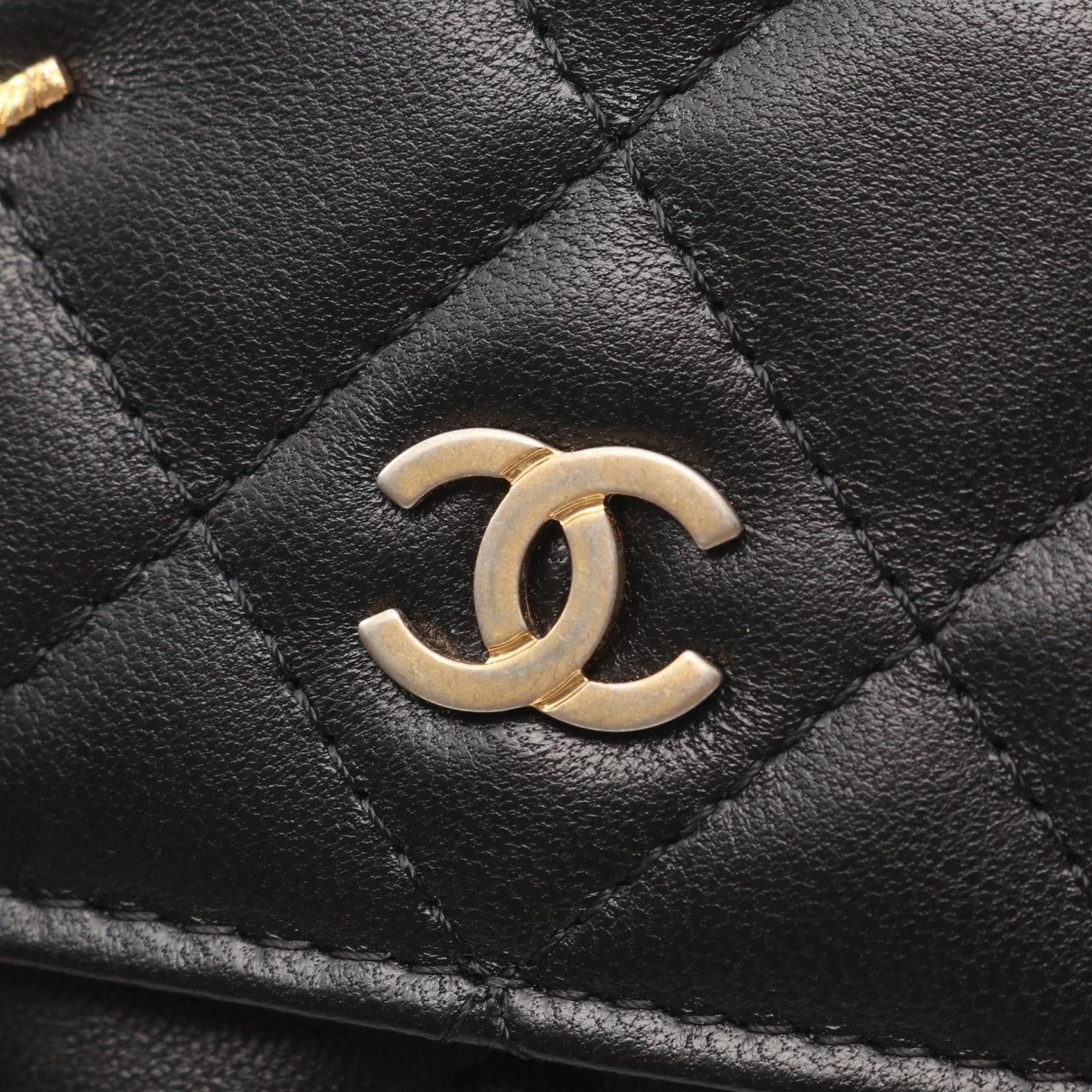 Chanel Chanel Chanel Matelasse Egypt Charm Lambskin Shoulder Bag Leather Shoulder Bag DUTY FREE for USA Size ONE SIZE - 7 Thumbnail