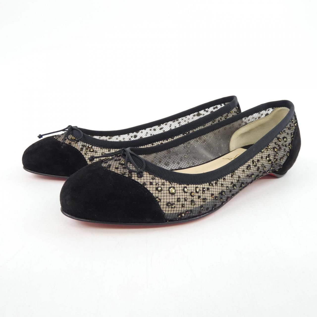 Christian Louboutin Christian Louboutin Christian Louboutin Flat Shoes Leather Shoes DUTY FREE for USA Size ONE SIZE - 3 Thumbnail