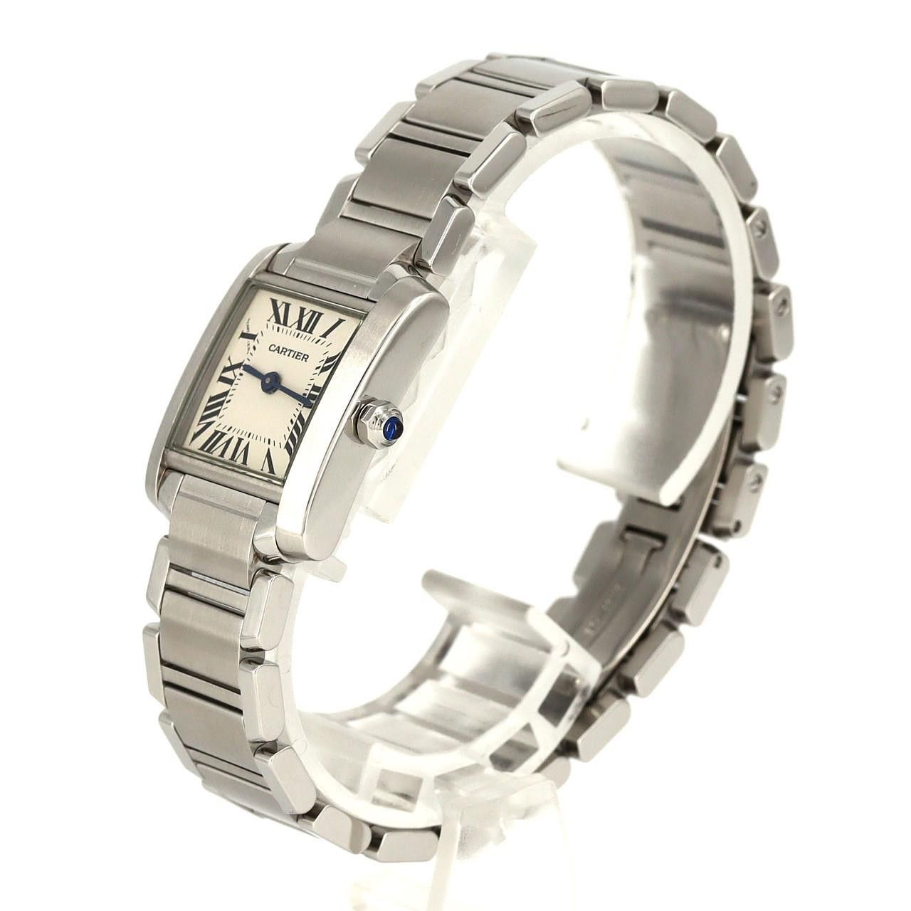 Cartier Cartier Cartier Tank Francaise Stainless Steel Quartz Metal Quartz W51008Q3 DUTY FREE for USA Size ONE SIZE - 2 Thumbnail