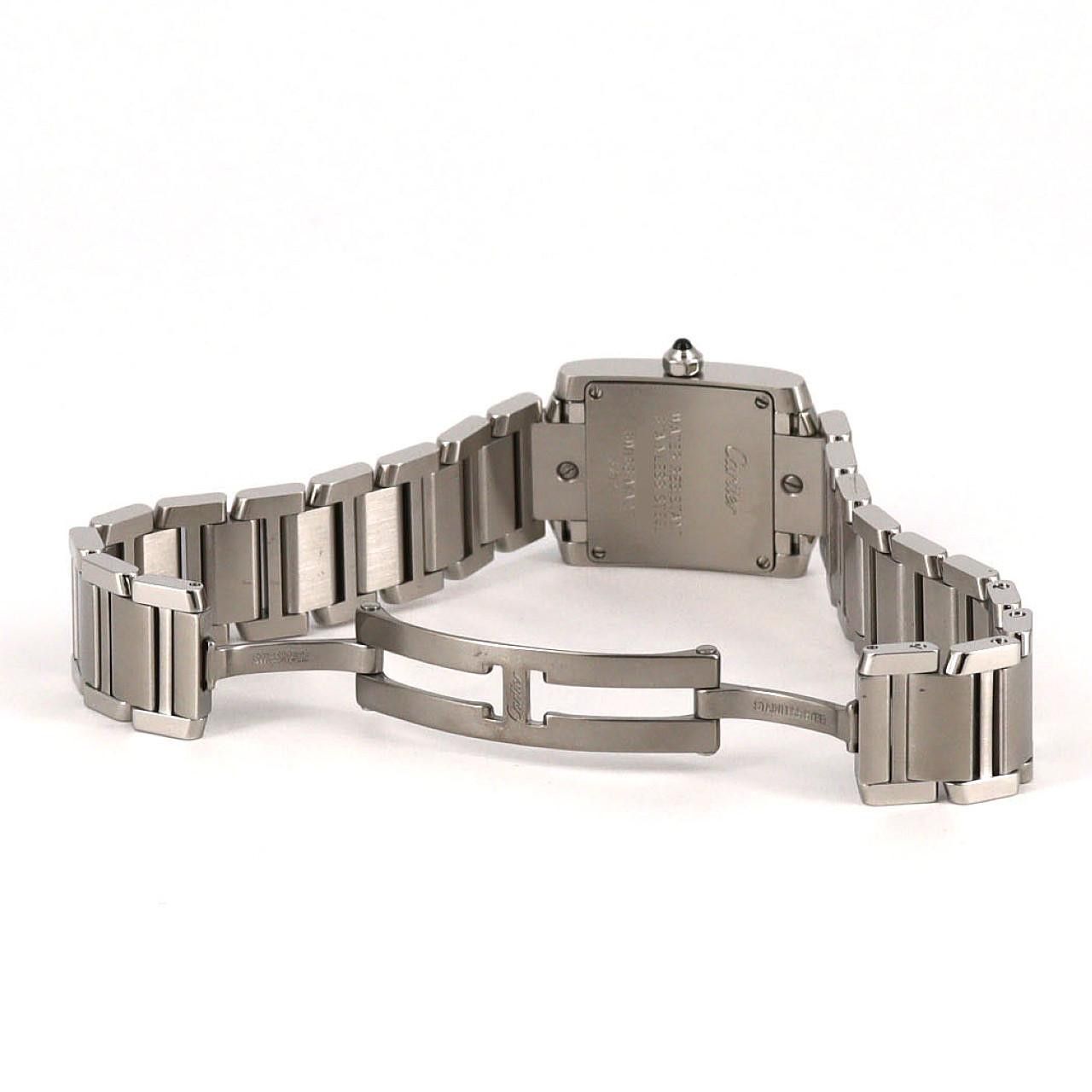 Cartier Cartier Cartier Tank Francaise Stainless Steel Quartz Metal Quartz W51008Q3 DUTY FREE for USA Size ONE SIZE - 7 Thumbnail