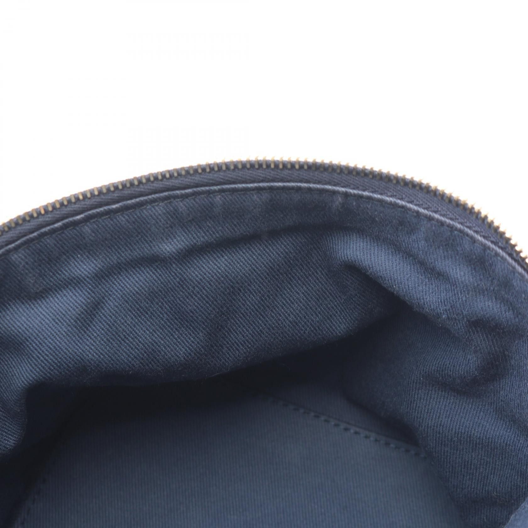 Chanel Chanel Chanel Coco Mark Denim Leather 2way Shoulder Bag Leather Vanity Bag DUTY FREE for USA Size ONE SIZE - 6 Thumbnail