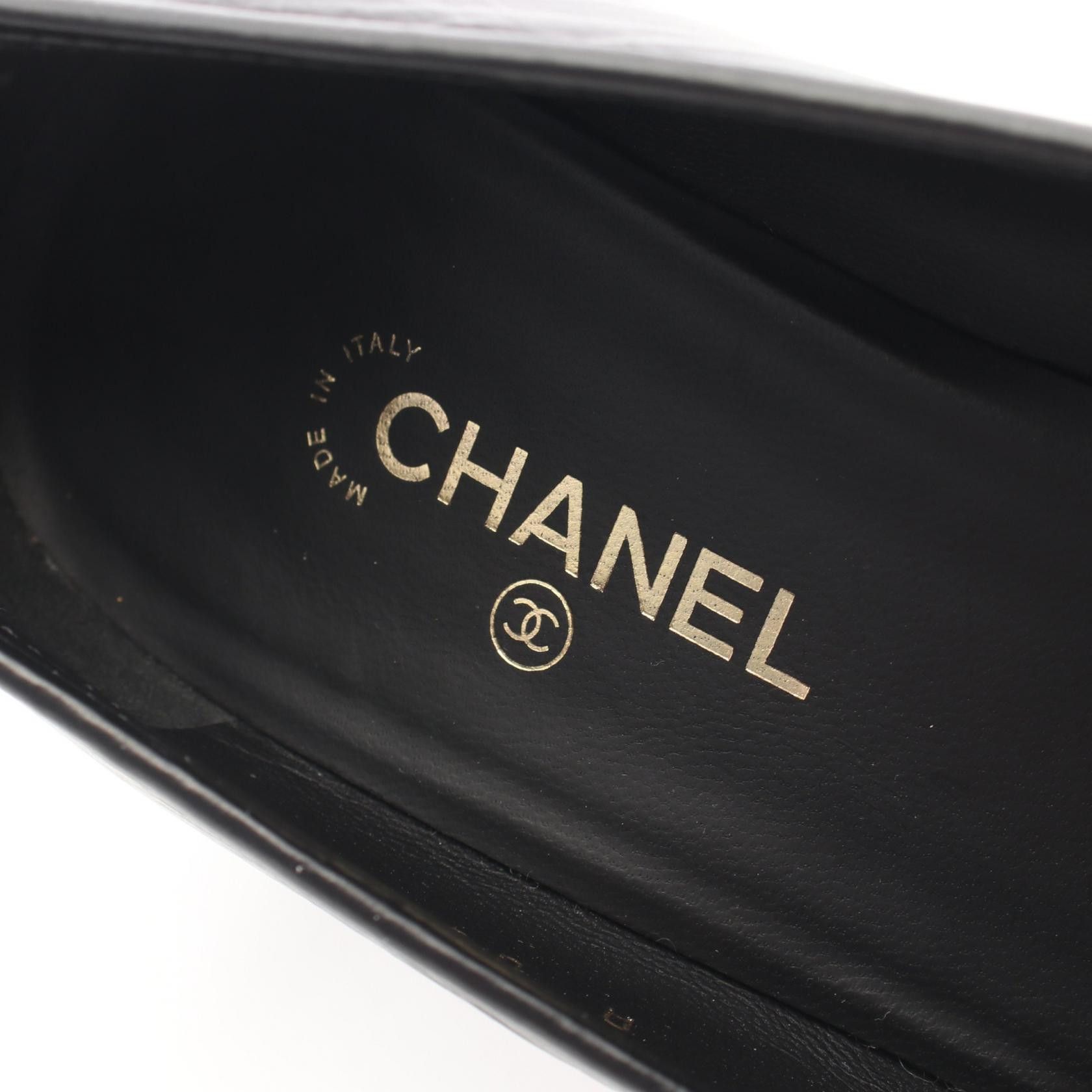 Chanel Chanel Chanel Coco Mark Pearl Leather Pumps Leather Shoes G35402 DUTY FREE for USA Size ONE SIZE - 5 Thumbnail