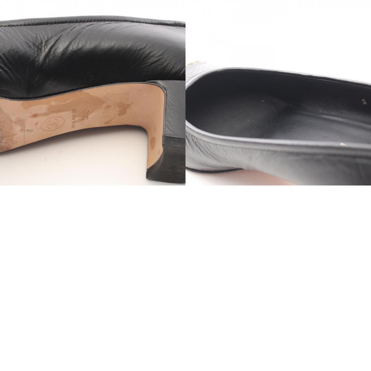 Chanel Chanel Chanel Coco Mark Pearl Leather Pumps Leather Shoes G35402 DUTY FREE for USA Size ONE SIZE - 10 Thumbnail