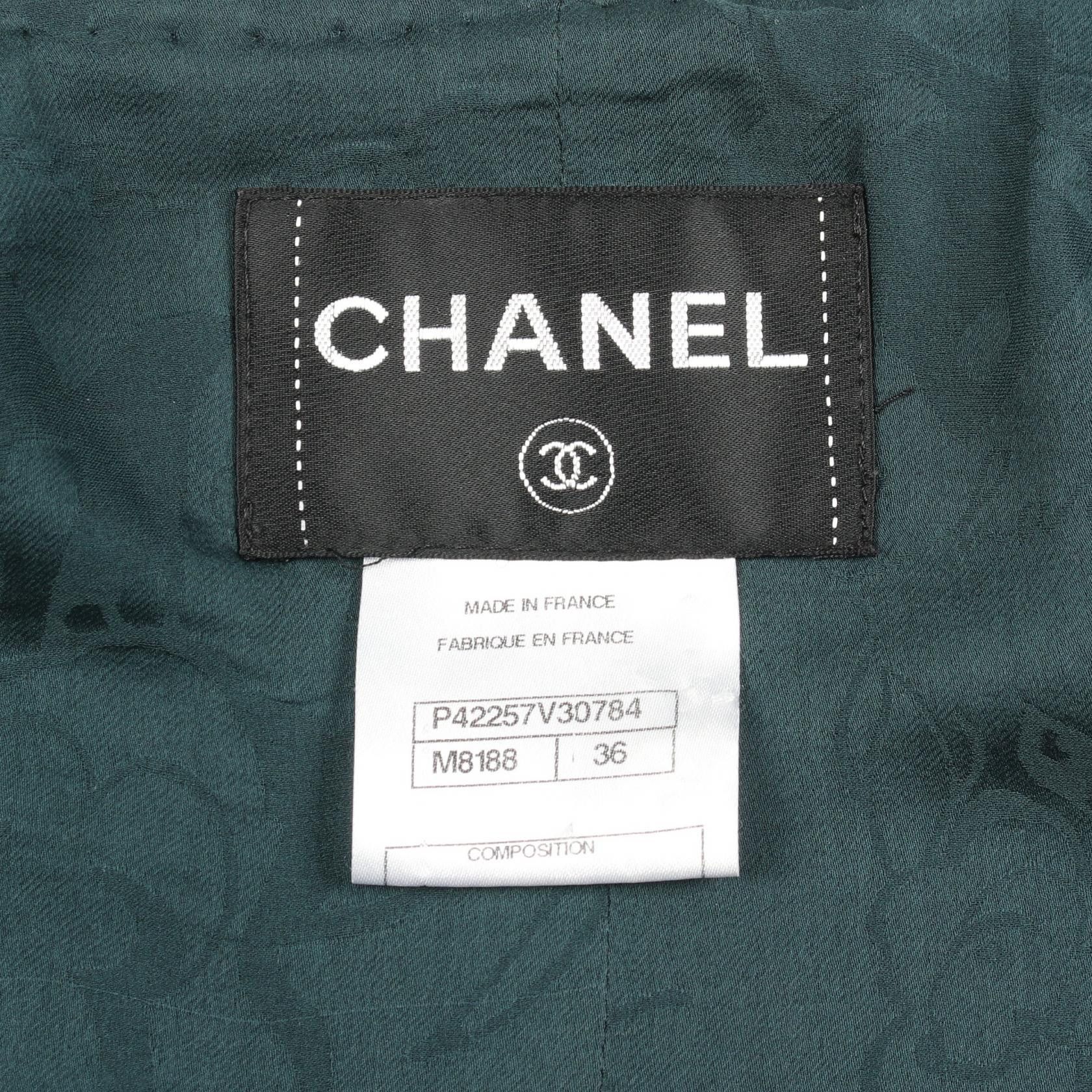 Chanel Chanel Chanel Sequin Tweed Jacket Textile Outerwear P42257V30784 DUTY FREE for USA Size ONE SIZE - 3 Thumbnail