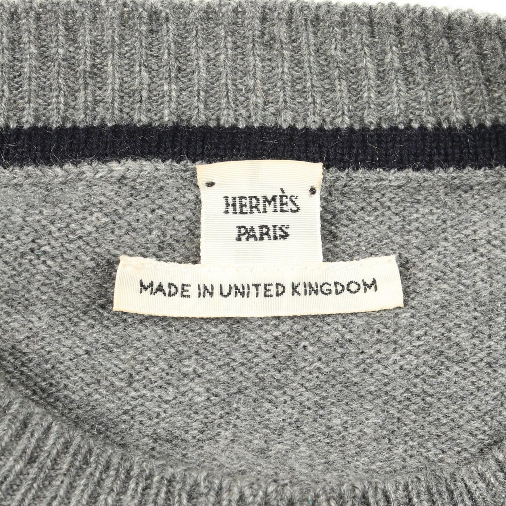 Hermes Hermes Hermes H Lift Cashmere Knit Top Textile Tops DUTY FREE for USA Size ONE SIZE - 3 Thumbnail