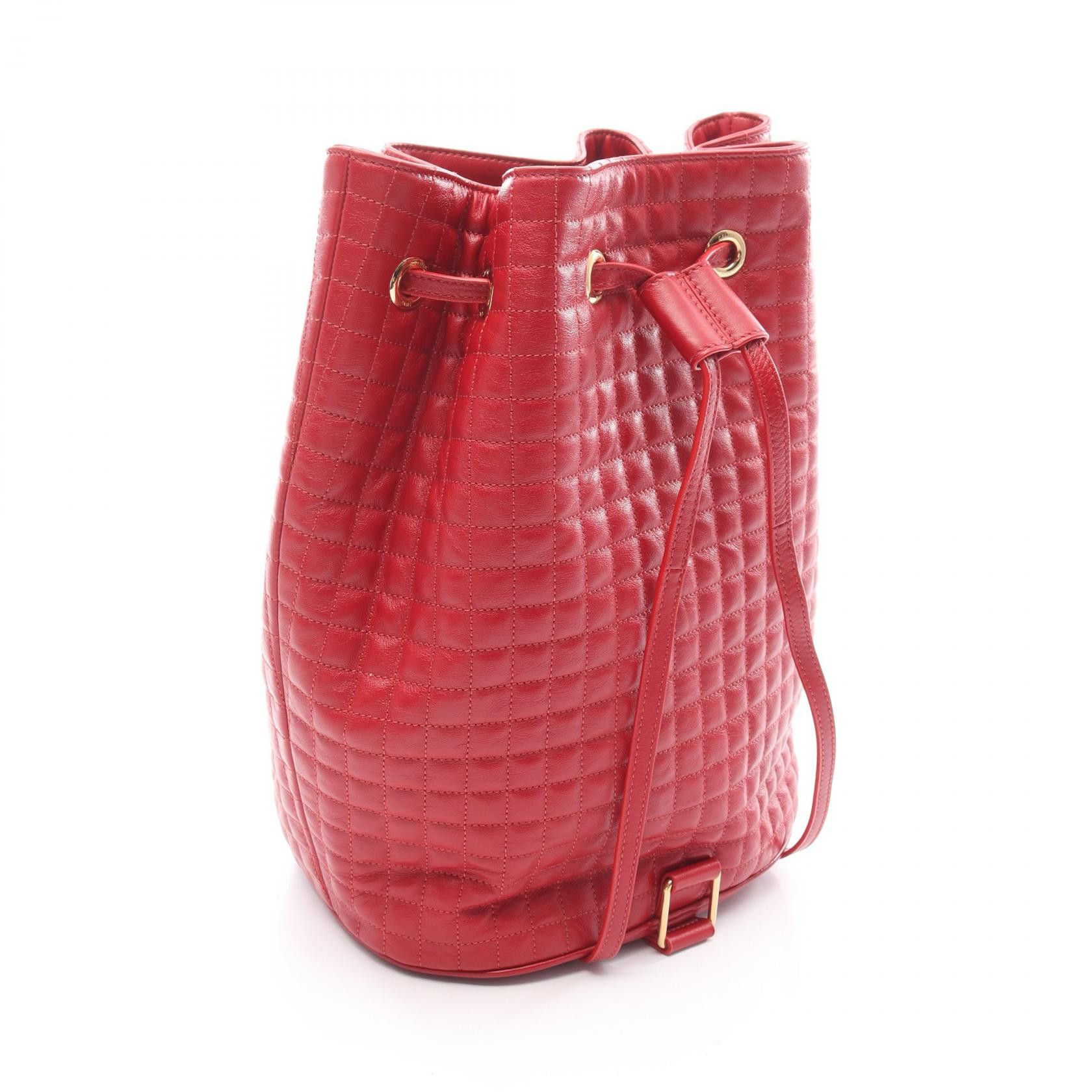 Celine Celine CELINE C Charm Leather Backpack Leather Backpack 188373BFI DUTY FREE for USA Size ONE SIZE - 2 Thumbnail