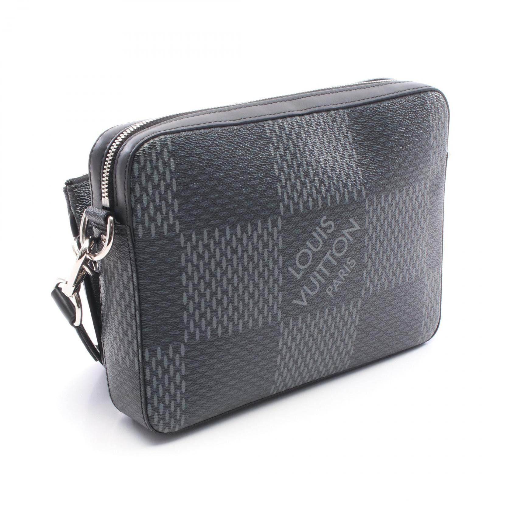 Louis Vuitton Louis Vuitton Louis Vuitton Trio Messenger Damier Graphite shoulder bag Textile Shoulder Bag N50017 DUTY FREE for USA Size ONE SIZE - 2 Thumbnail