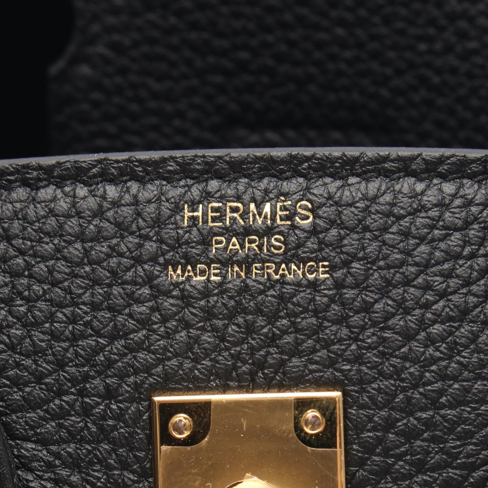 Hermes Hermes Hermes Birkin25 Togo Leather Handbag Stamp K (2025) DUTY FREE for USA Size ONE SIZE - 4 Thumbnail