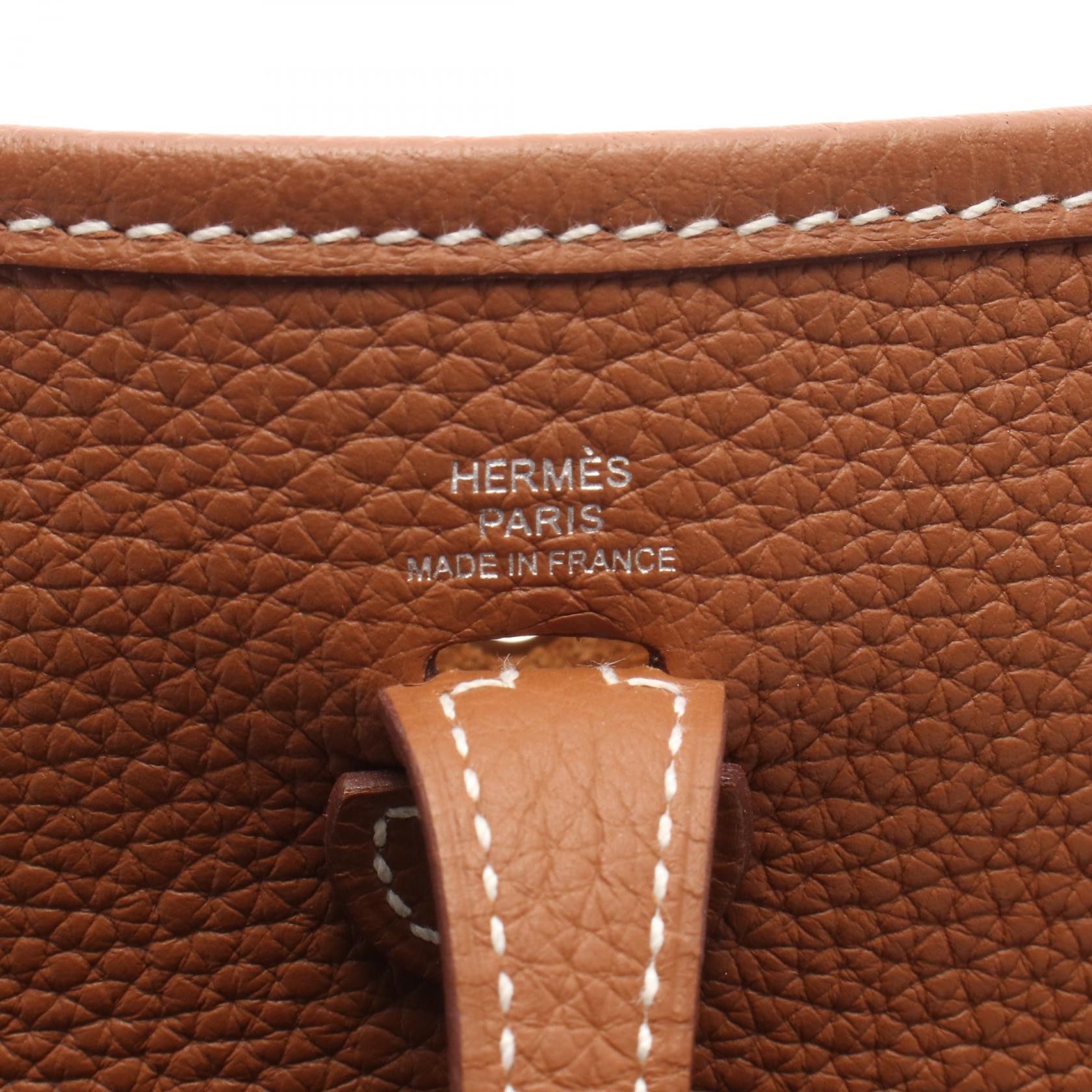 Hermes Hermes Hermes Evelyne TPM Calfskin Shoulder Bag Leather Shoulder Bag Stamp Z (2021) DUTY FREE for USA Size ONE SIZE - 4 Thumbnail