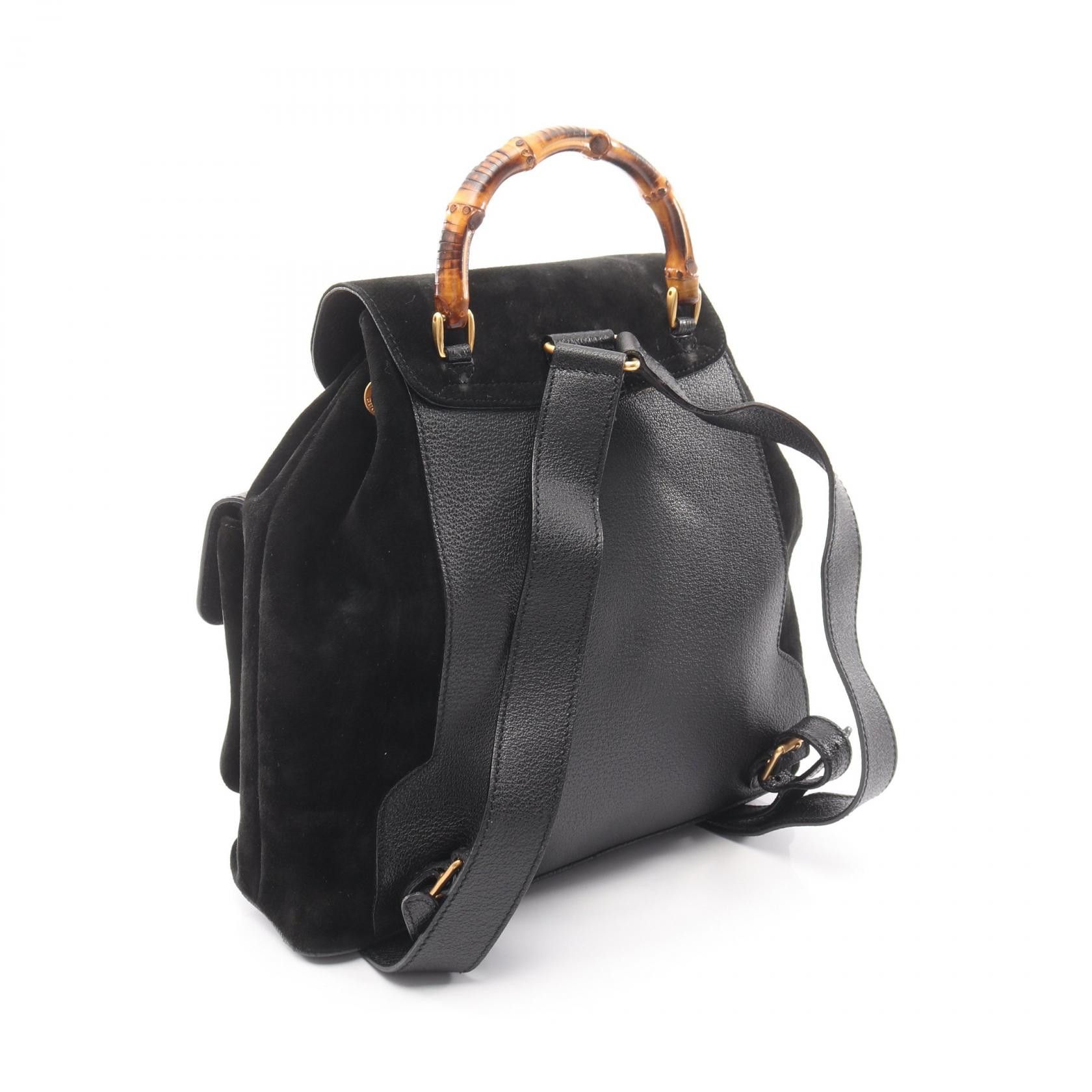 Gucci Gucci Gucci Suede Leather Backpack Leather Backpack 00320580016 DUTY FREE for USA Size ONE SIZE - 2 Thumbnail