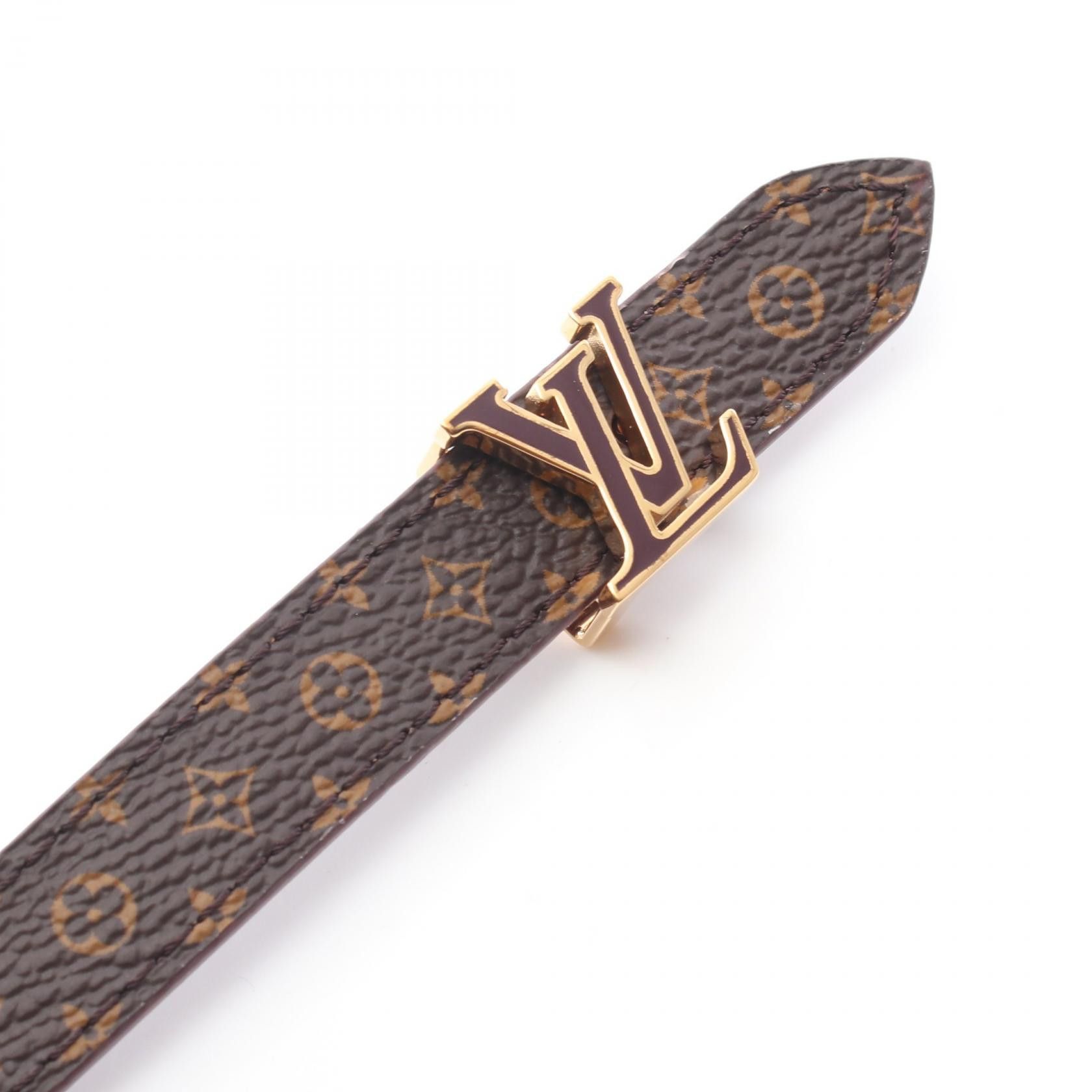 Louis Vuitton Louis Vuitton Louis Vuitton Mini LV Enamel Leather PVC Belt Textile Belt M8866 DUTY FREE for USA Size ONE SIZE - 2 Thumbnail