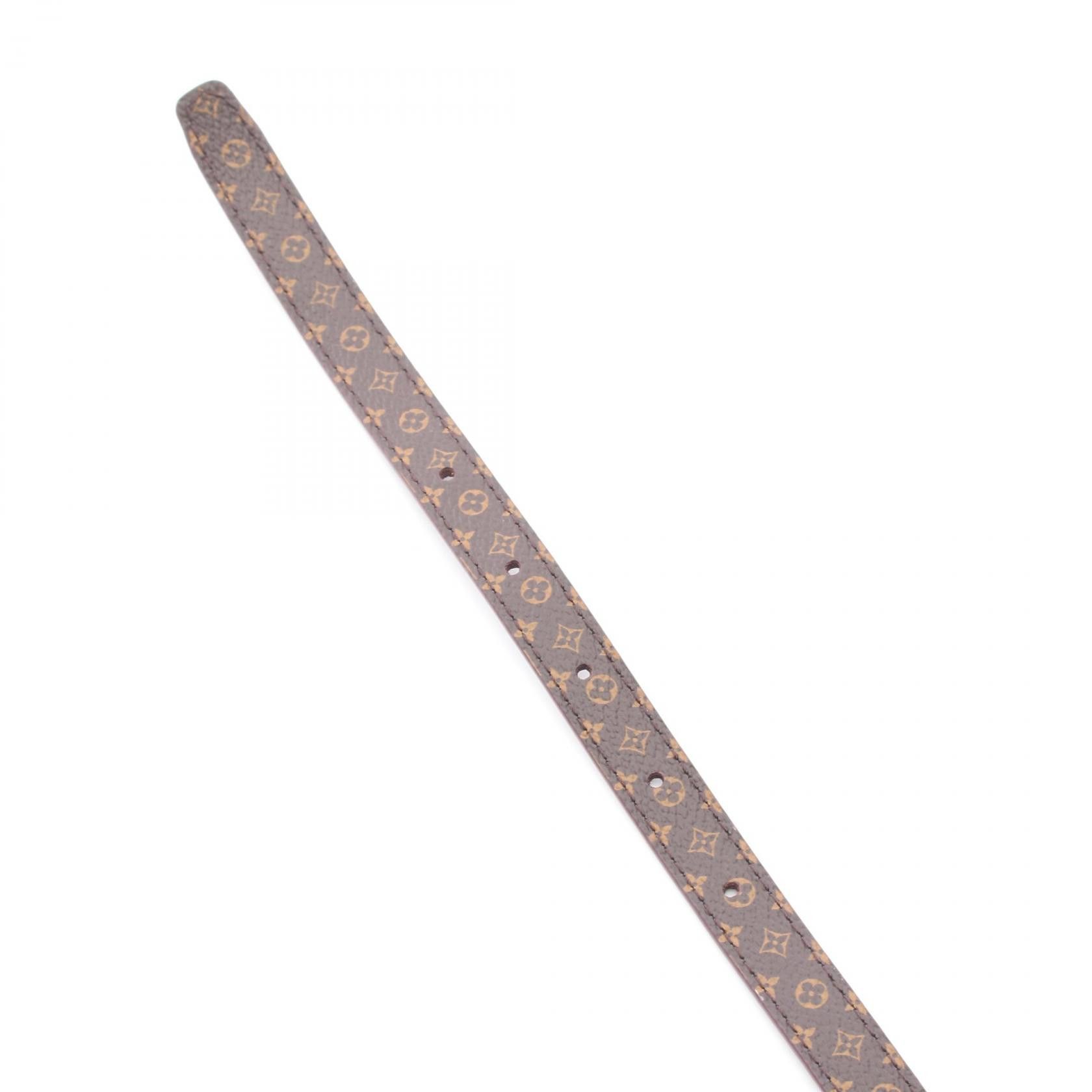 Louis Vuitton Louis Vuitton Louis Vuitton Mini LV Enamel Leather PVC Belt Textile Belt M8866 DUTY FREE for USA Size ONE SIZE - 3 Thumbnail