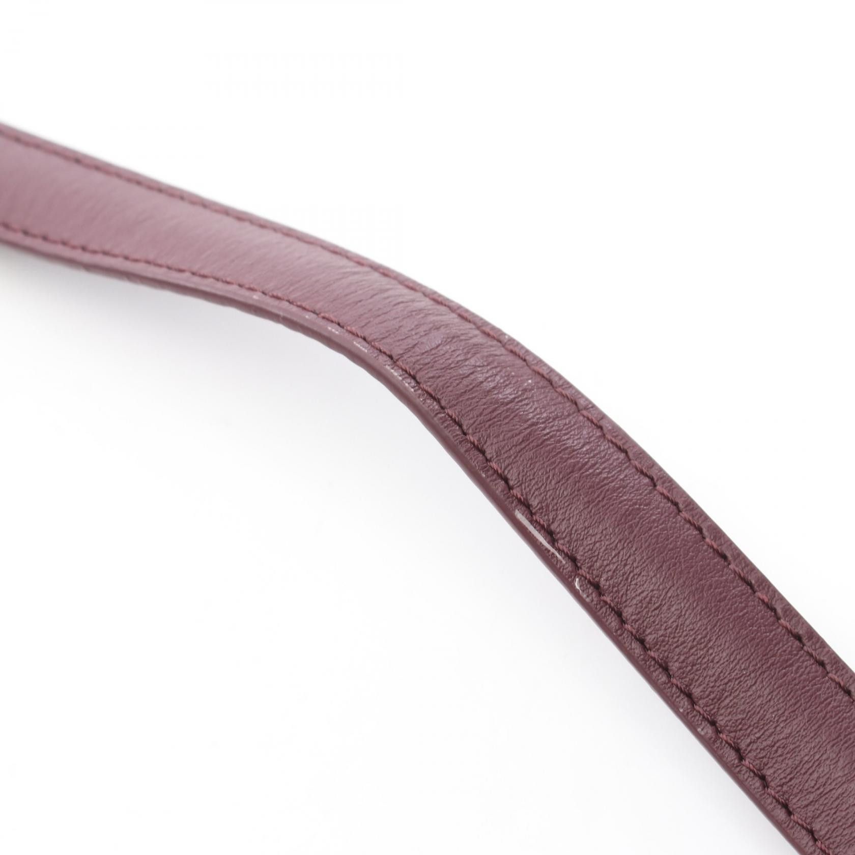 Louis Vuitton Louis Vuitton Louis Vuitton Mini LV Enamel Leather PVC Belt Textile Belt M8866 DUTY FREE for USA Size ONE SIZE - 6 Thumbnail