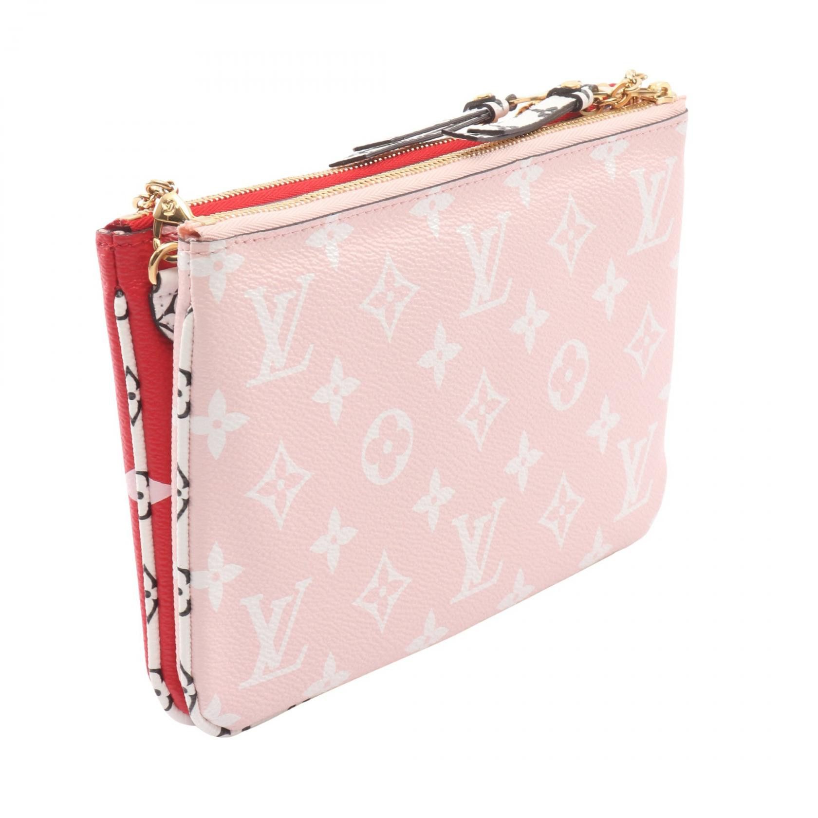 Louis Vuitton Louis Vuitton Louis Vuitton Pochette Double Zip Monogram Giant Shoulder Bag Textile Shoulder Bag M67561 DUTY FREE for USA Size ONE SIZE - 2 Thumbnail