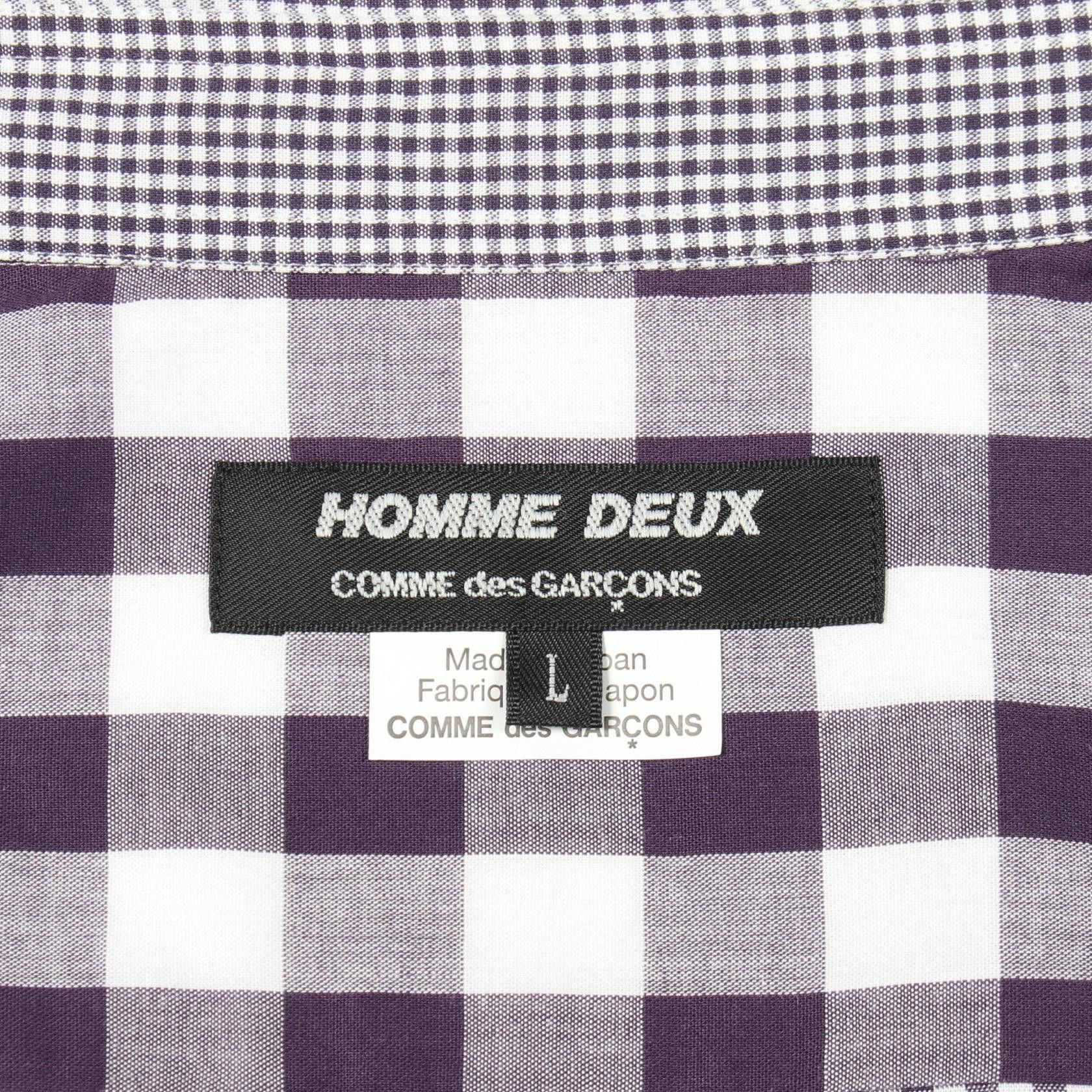 Comme des Garcons Comme des Garcons COMME des GARCONS HOMME DEUX Cotton Long Sleeve Top Textile Tops DN-B057 DUTY FREE for USA Size ONE SIZE - 3 Thumbnail