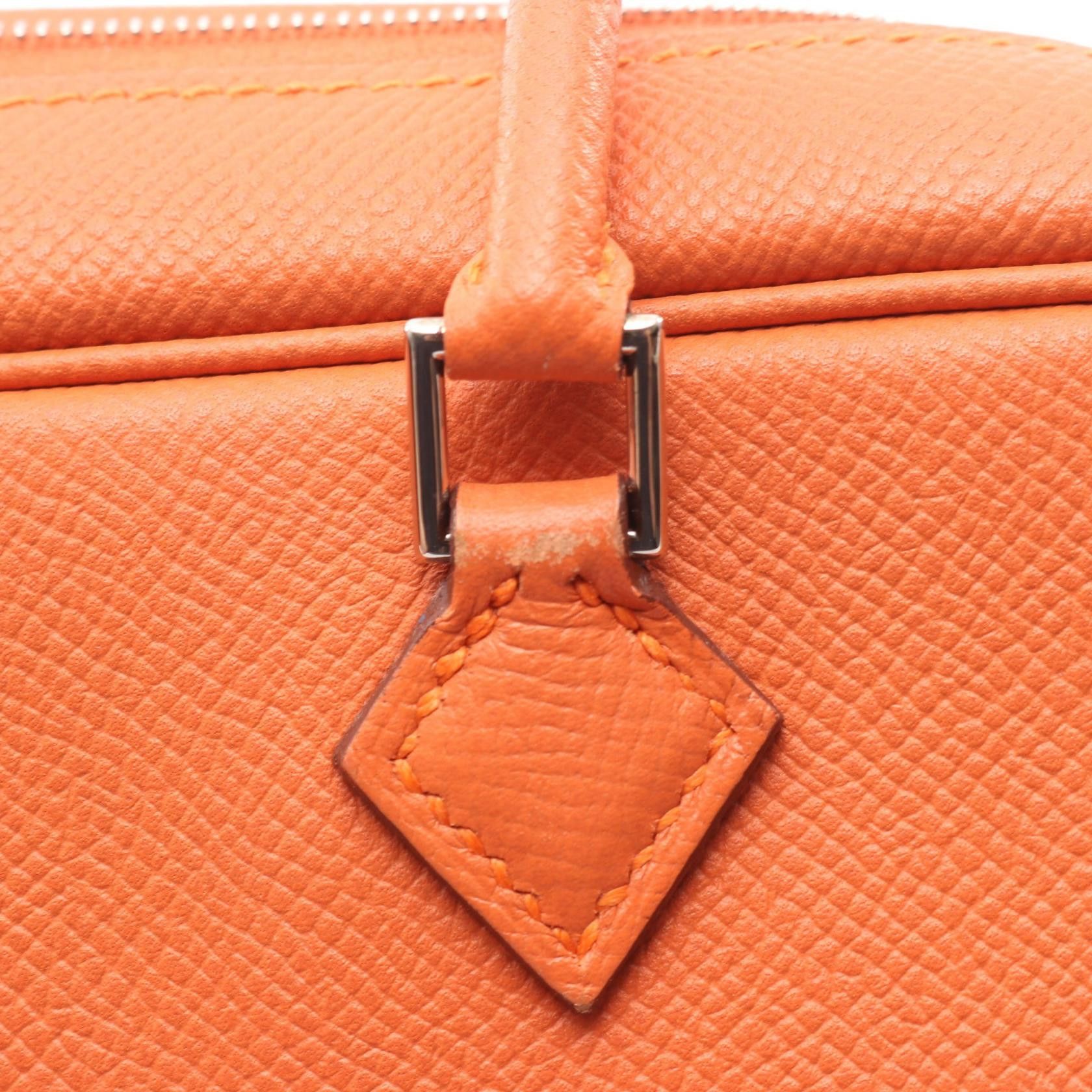 Hermes Hermes Hermes Plume Elan28 Calf Handbag Leather Handbag DUTY FREE for USA Size ONE SIZE - 6 Thumbnail