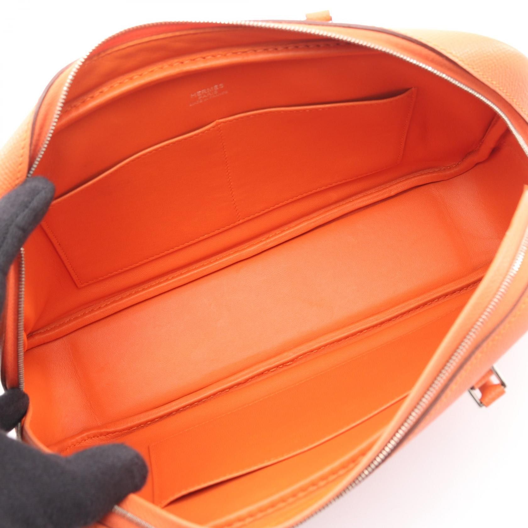 Hermes Hermes Hermes Plume Elan28 Calf Handbag Leather Handbag DUTY FREE for USA Size ONE SIZE - 3 Thumbnail