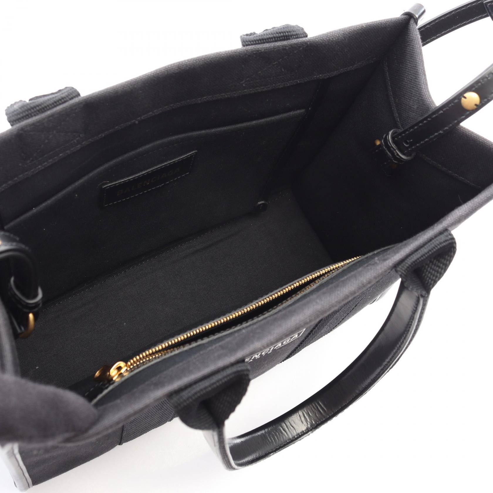 Balenciaga Balenciaga Balenciaga HARDWARE TOTE S canvas leather tote bag Leather Tote Bag 671402 DUTY FREE for USA Size ONE SIZE - 3 Thumbnail