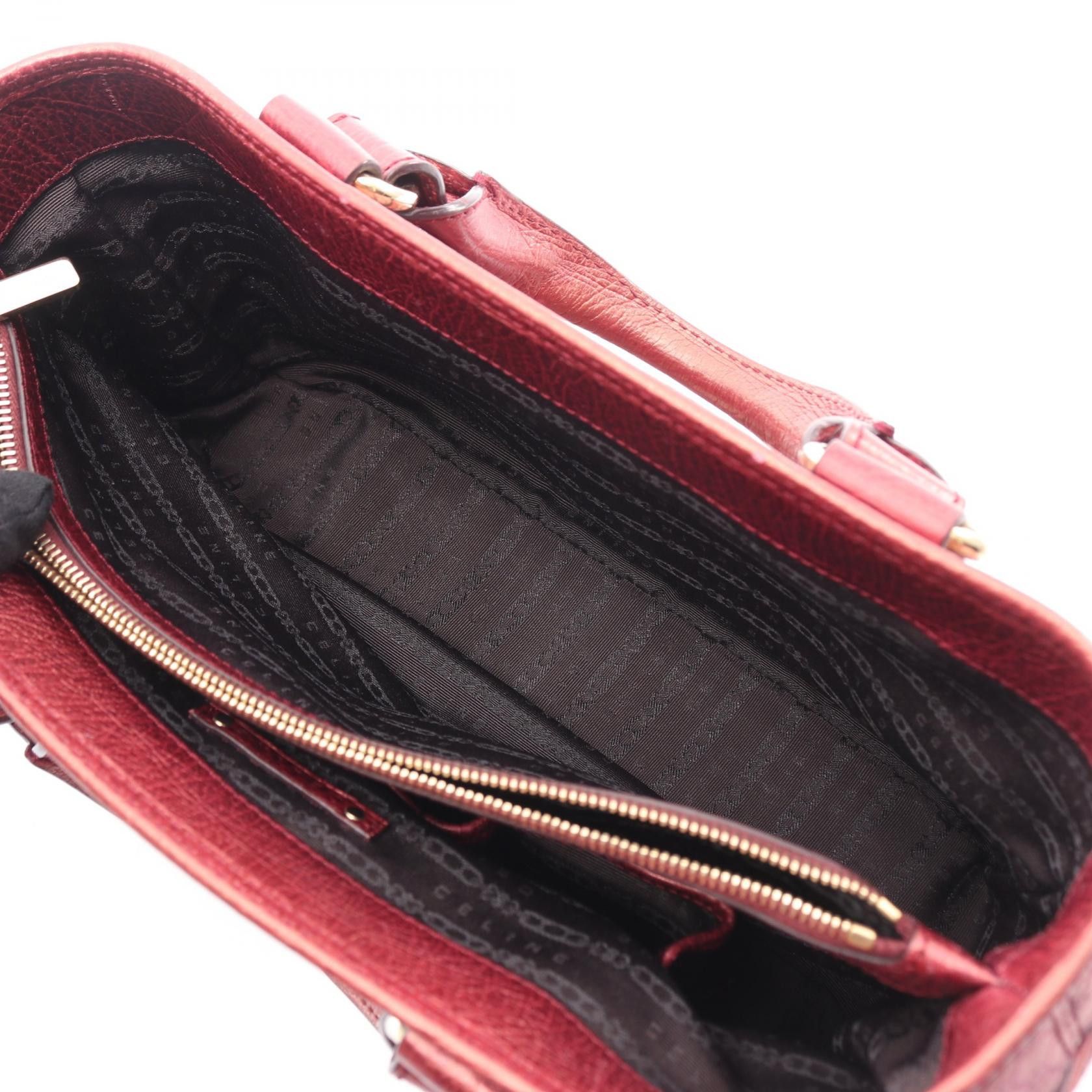 Celine Celine CELINE Boogie Macadam Canvas Leather Handbag Textile Handbag DUTY FREE for USA Size ONE SIZE - 9 Thumbnail