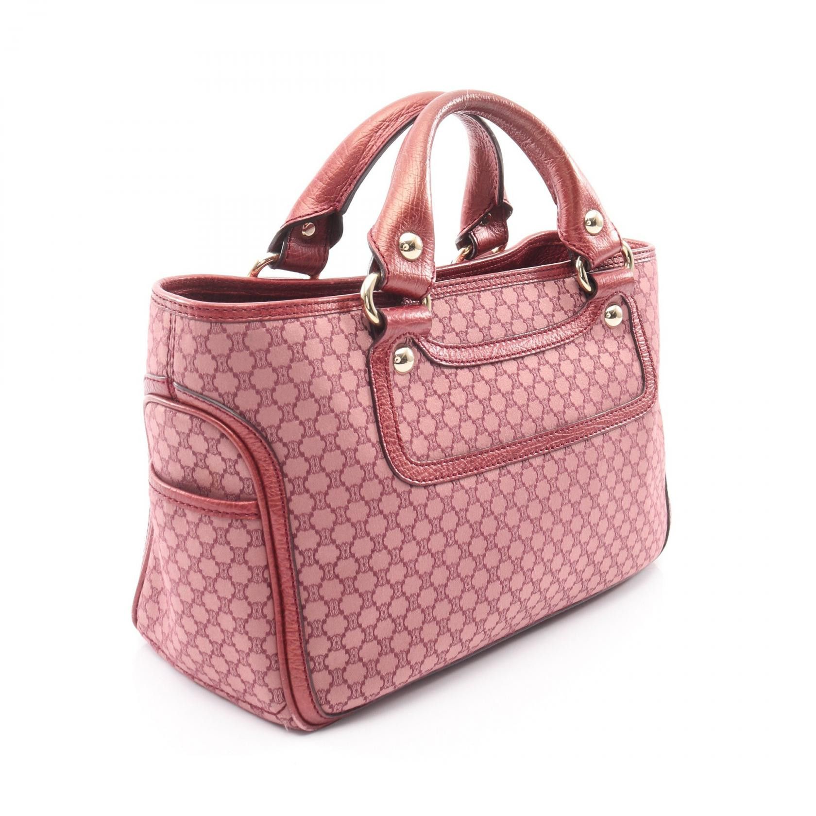 Celine Celine CELINE Boogie Macadam Canvas Leather Handbag Textile Handbag DUTY FREE for USA Size ONE SIZE - 2 Thumbnail