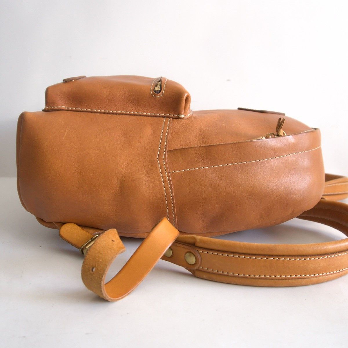 Vintage HERZ Daypack Brown Size ONE SIZE - 4 Thumbnail