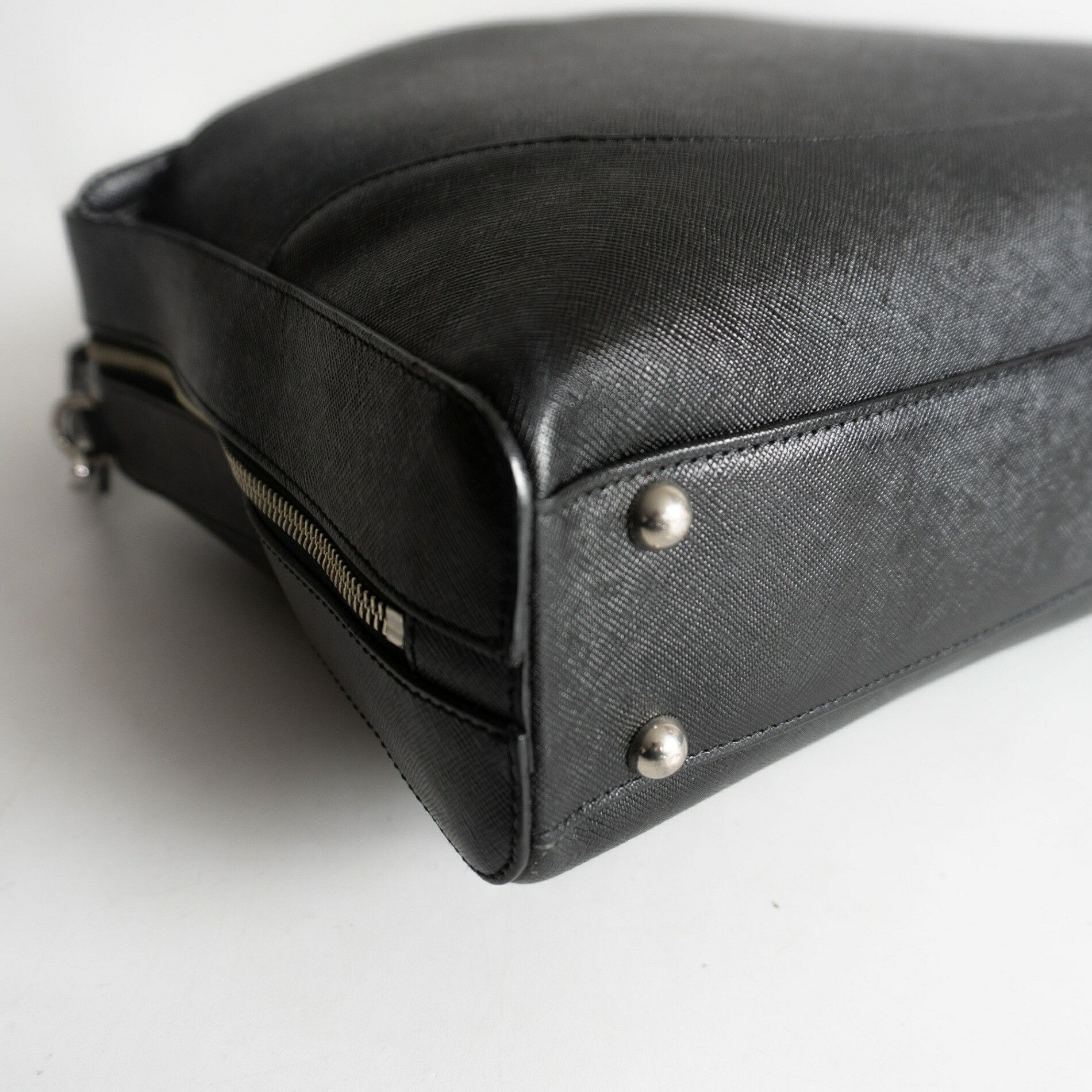 Vintage PELLE MORBIDA Convertible Briefcase Bag Black Size ONE SIZE - 7 Thumbnail