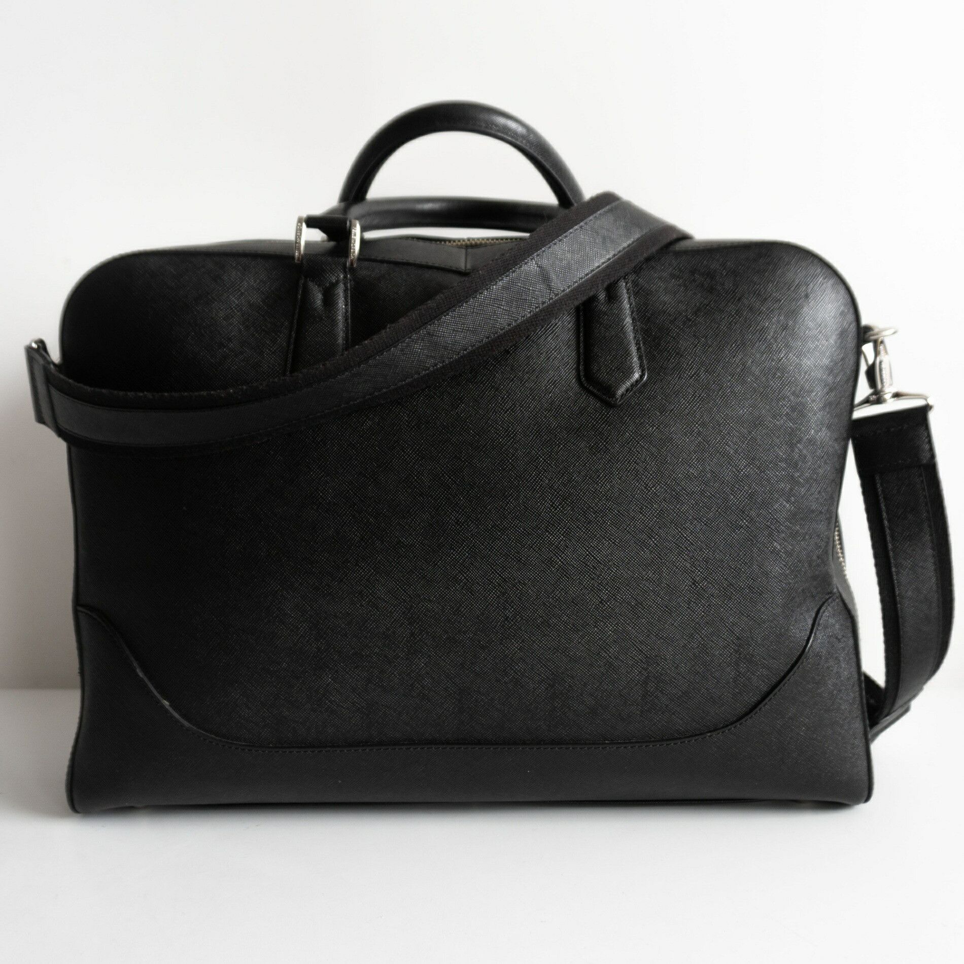 Vintage PELLE MORBIDA Convertible Briefcase Bag Black Size ONE SIZE - 2 Thumbnail