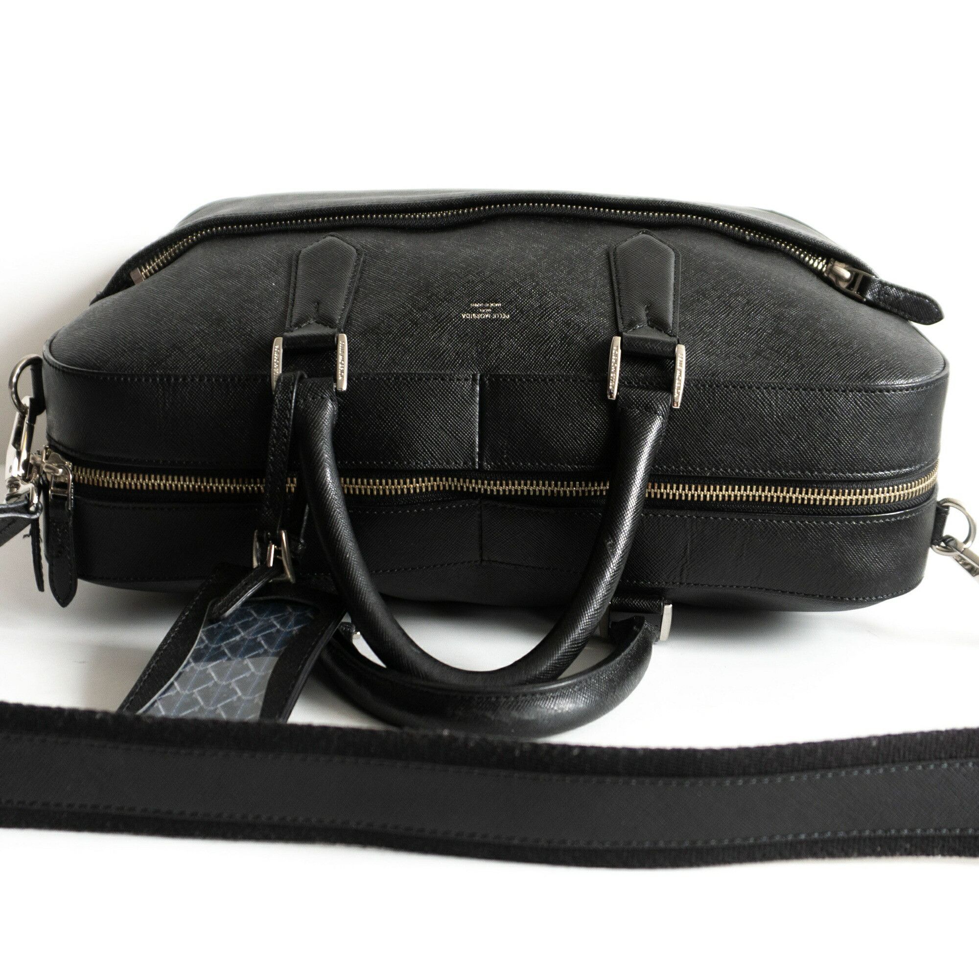 Vintage PELLE MORBIDA Convertible Briefcase Bag Black Size ONE SIZE - 3 Thumbnail