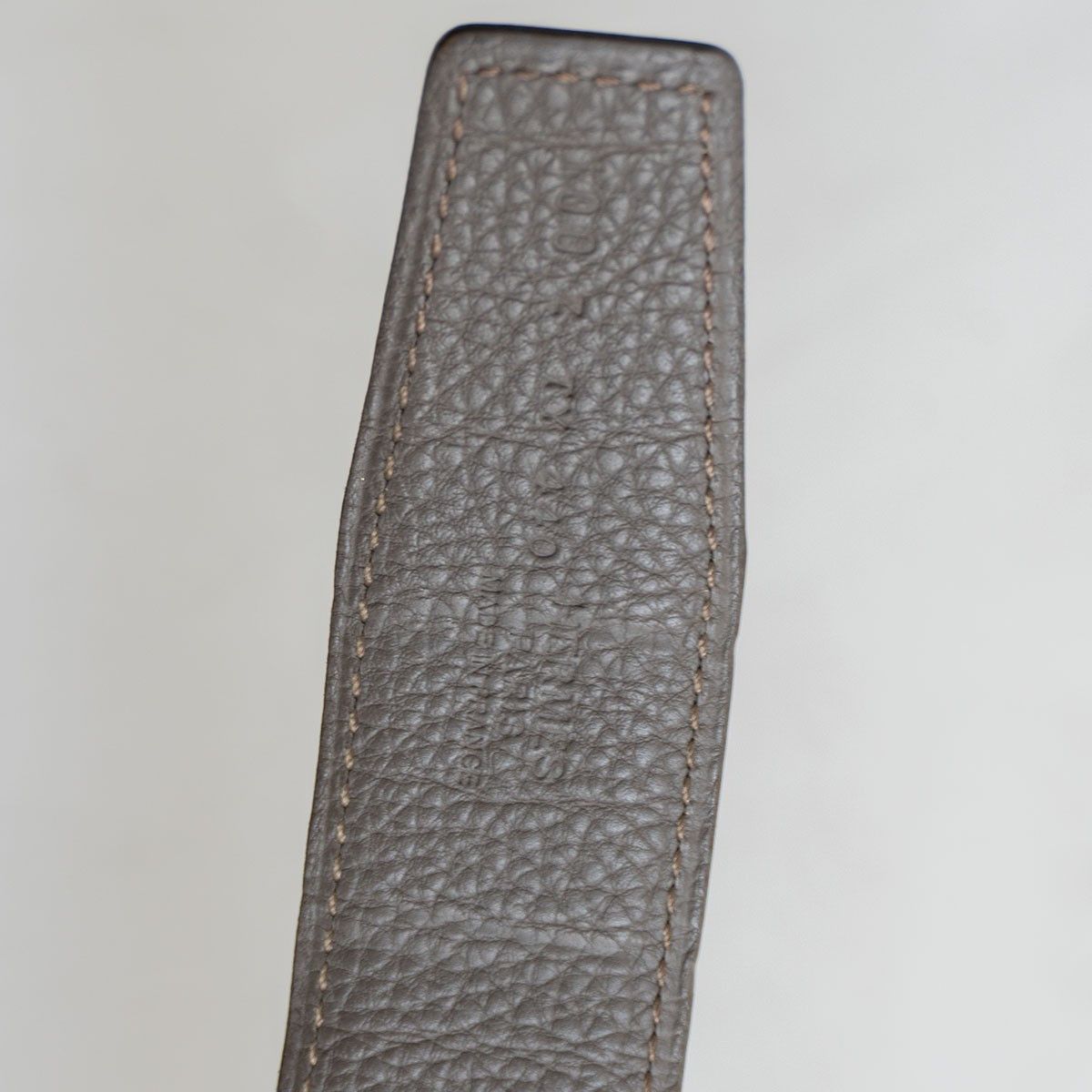 Hermes Hermes Reversible Leather Belt Black x Gray Size 100 Size ONE SIZE - 4 Thumbnail