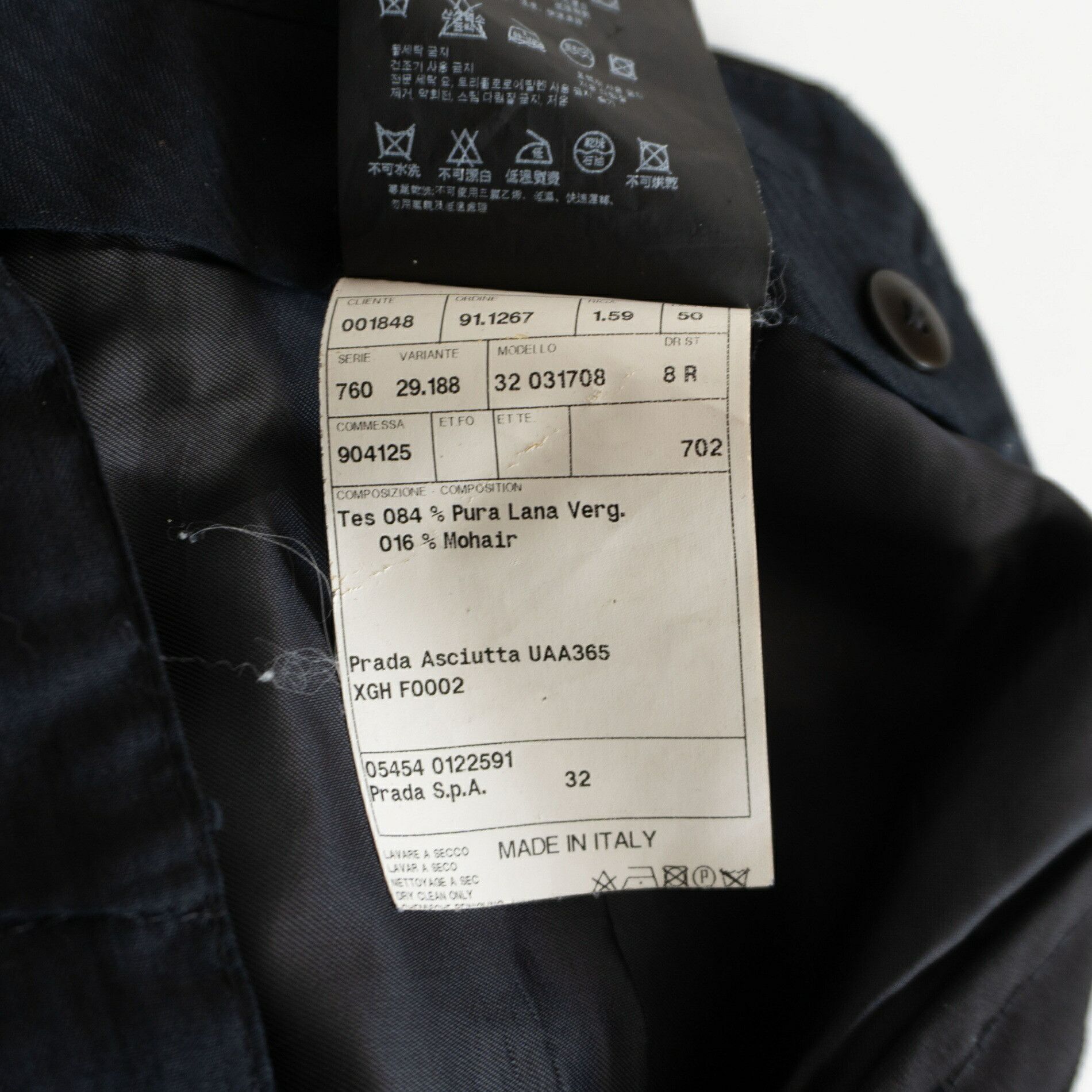 Prada Prada Center-crease trousers Size 50R Size US 33 - 7 Thumbnail