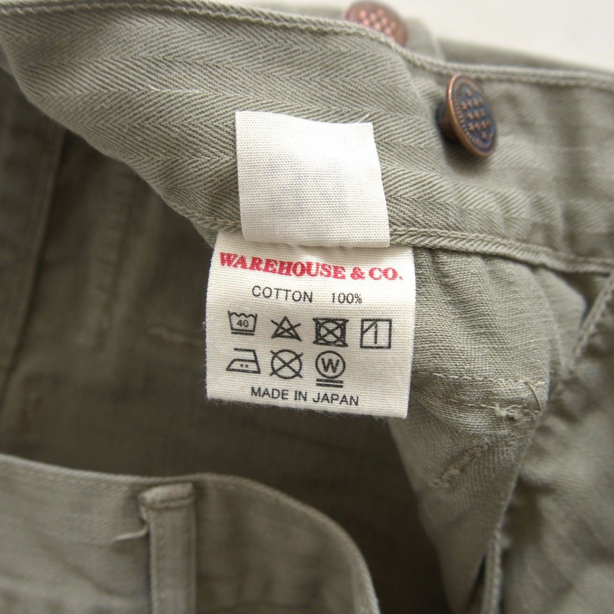 Warehouse Warehouse Lot 1098 USMC HERRINGBONE PANTS Size 34 Size US 34 / EU 50 - 7 Thumbnail