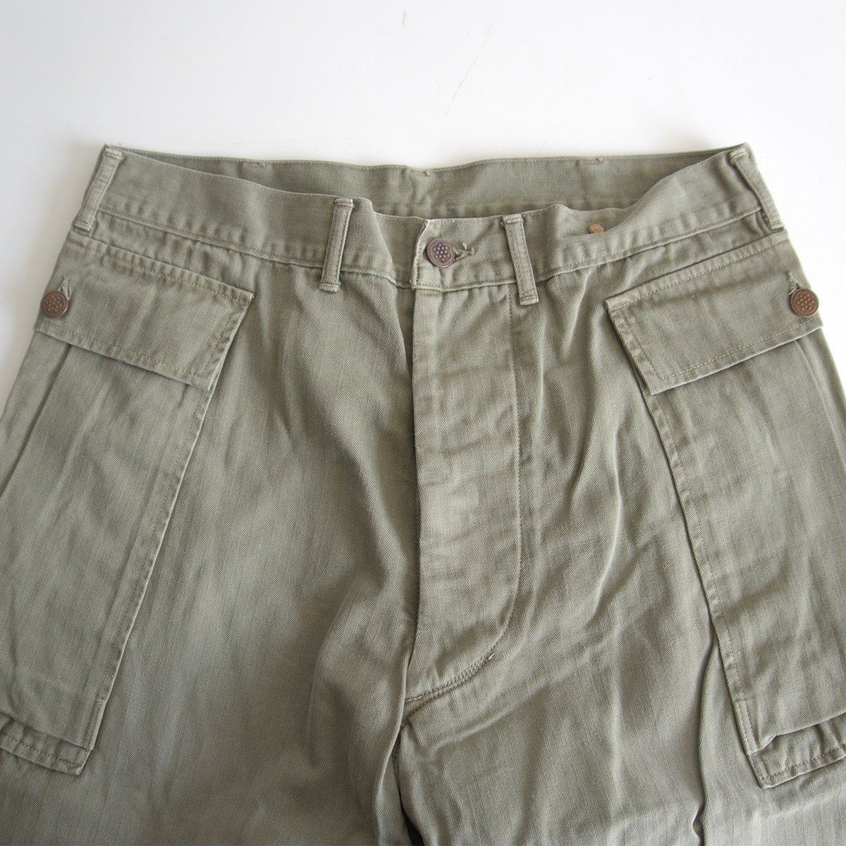 Warehouse Warehouse Lot 1098 USMC HERRINGBONE PANTS Size 34 Size US 34 / EU 50 - 3 Thumbnail