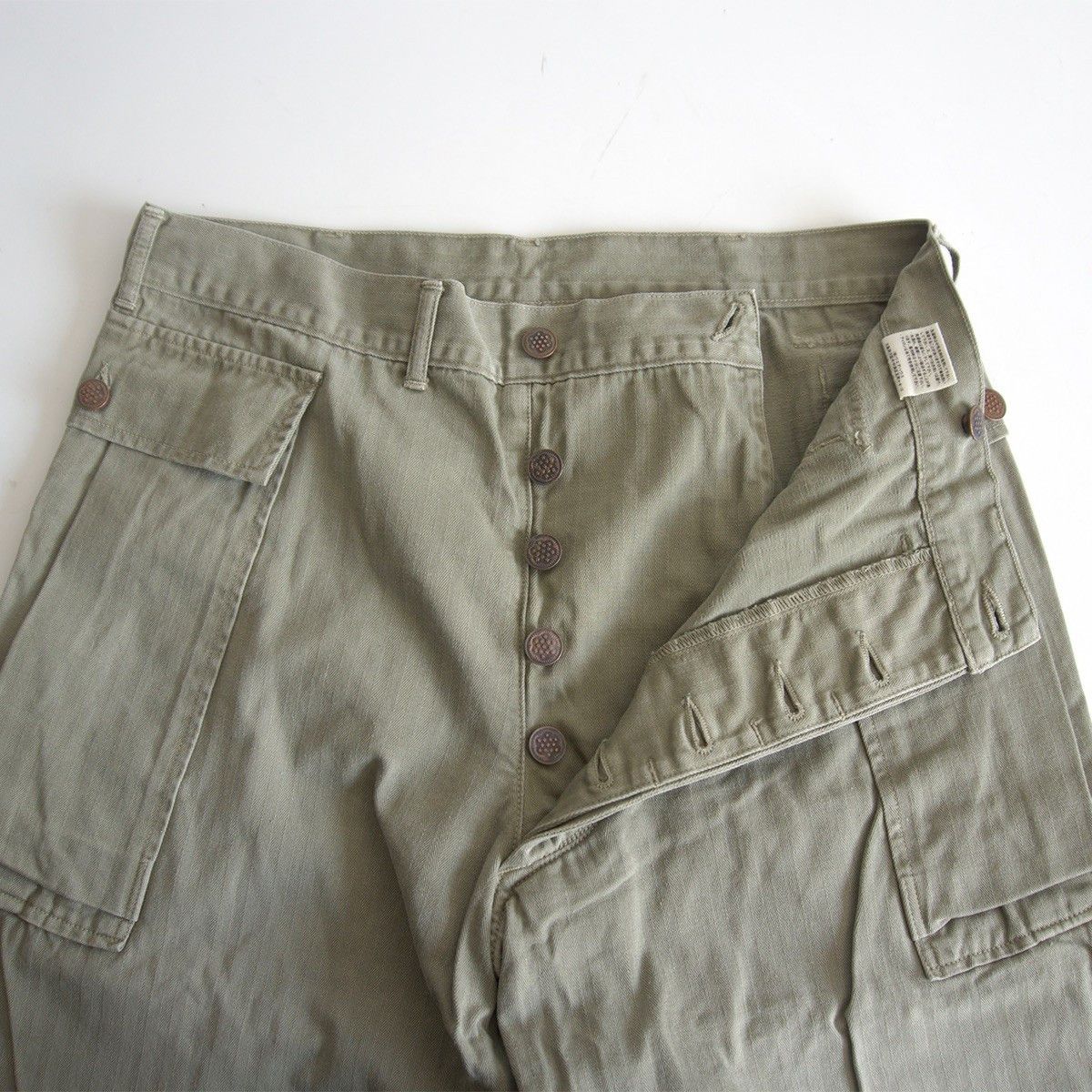 Warehouse Warehouse Lot 1098 USMC HERRINGBONE PANTS Size 34 Size US 34 / EU 50 - 4 Thumbnail