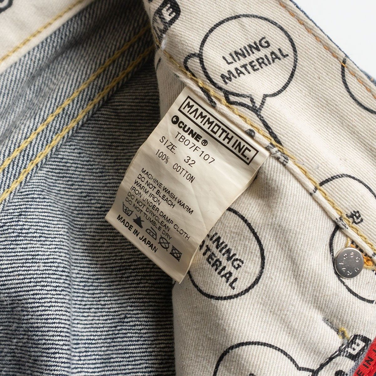 Vintage CUNE Five-rabbit jeans Denim Pants Size 32 Size US 32 / EU 48 - 8 Thumbnail