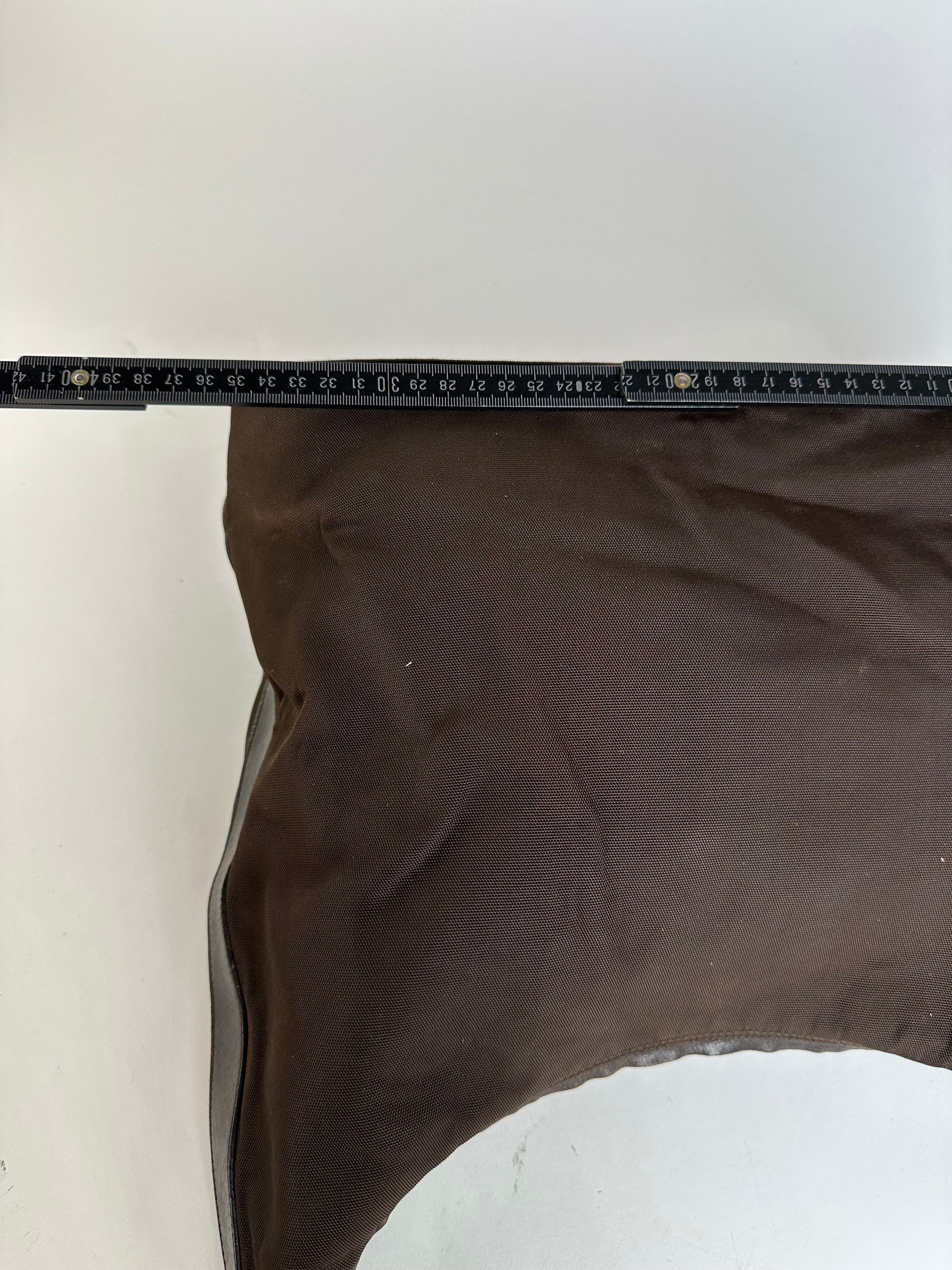 Gucci Vintage Fabric Hobo Bag Brown Silver Size ONE SIZE - 13 Thumbnail
