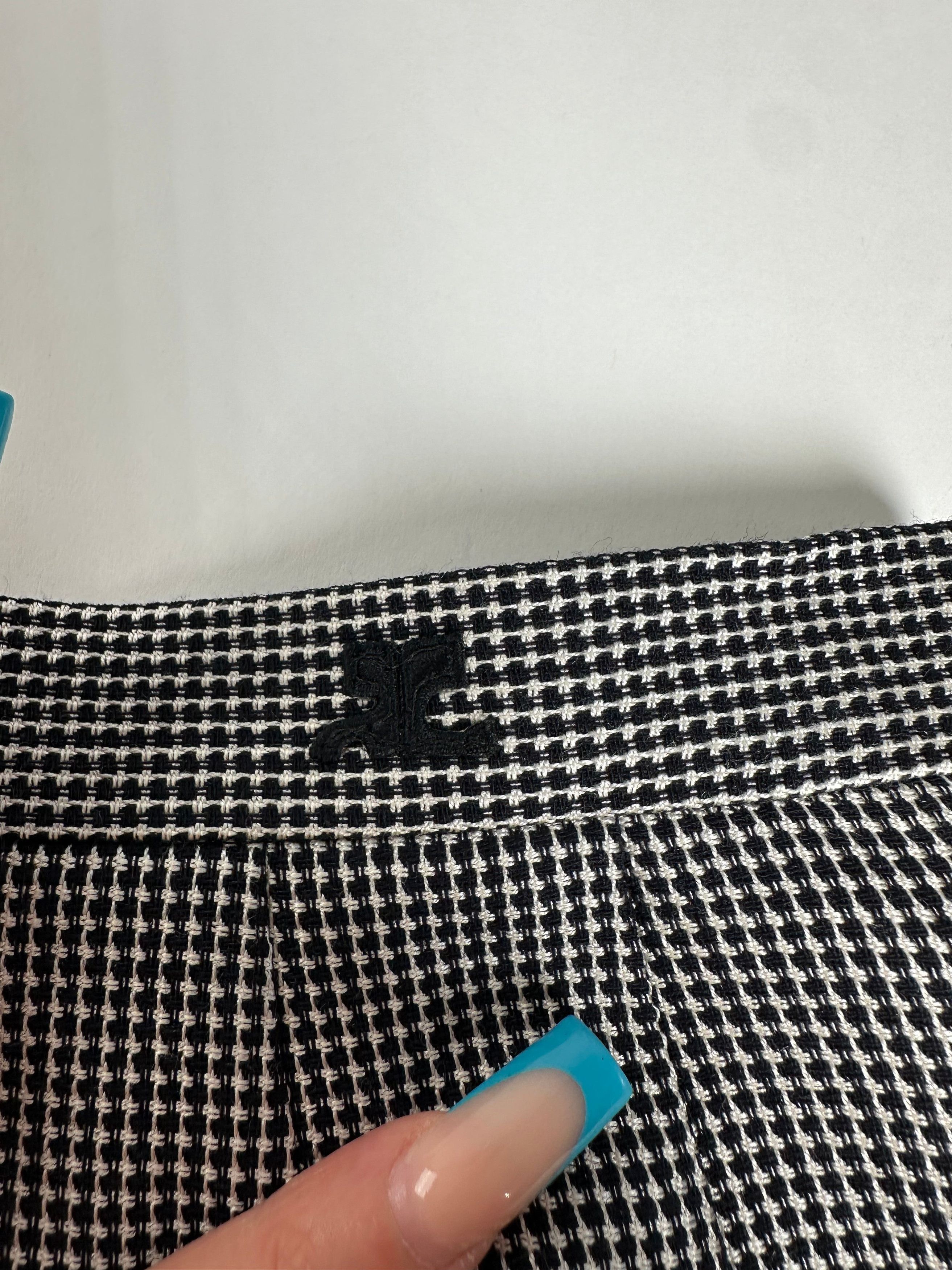 Courreges Vintage Checked Blazer Black White M Size M / US 6-8 / IT 42-44 - 11 Thumbnail