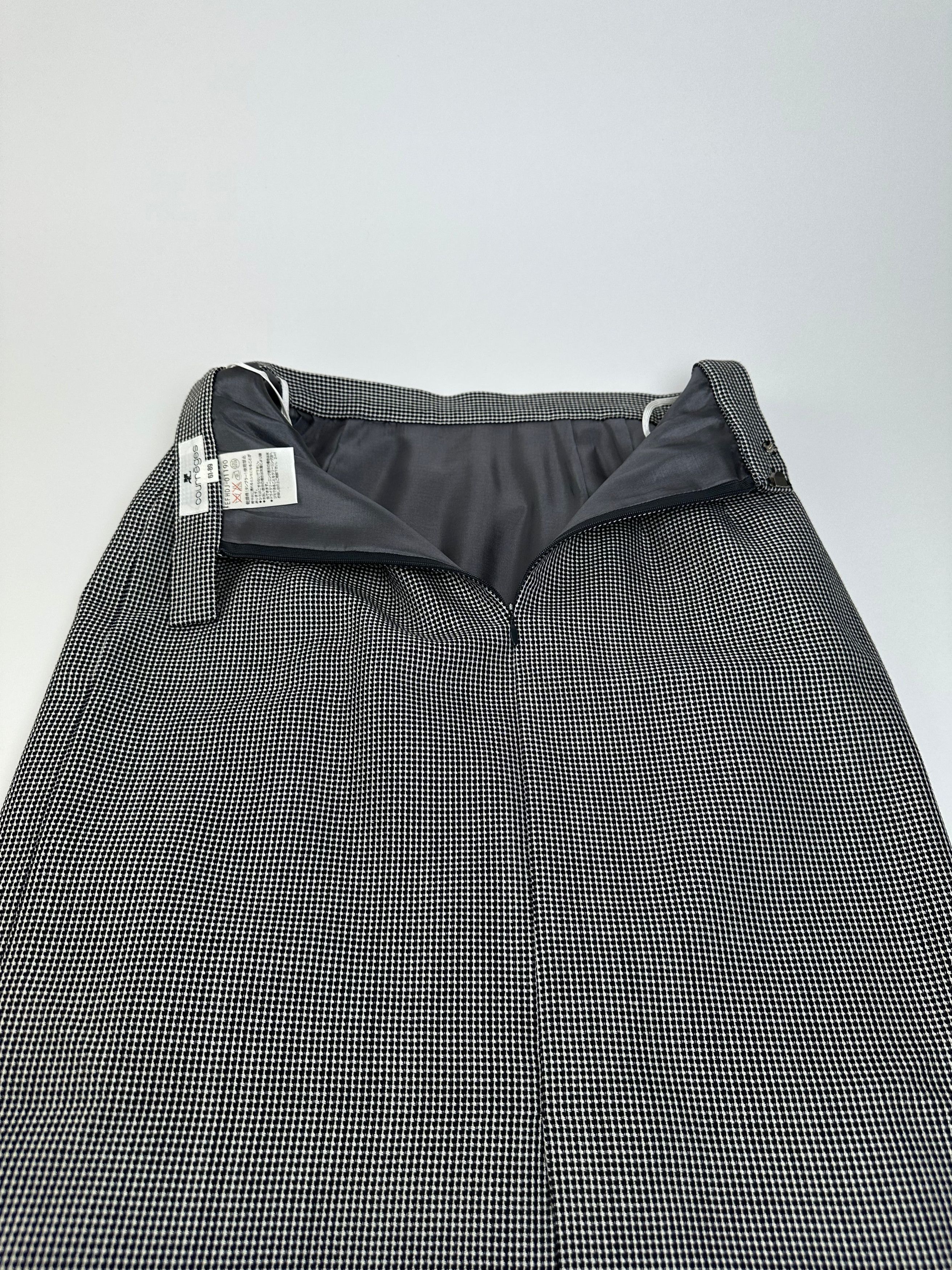 Courreges Vintage Checked Blazer Black White M Size M / US 6-8 / IT 42-44 - 6 Thumbnail
