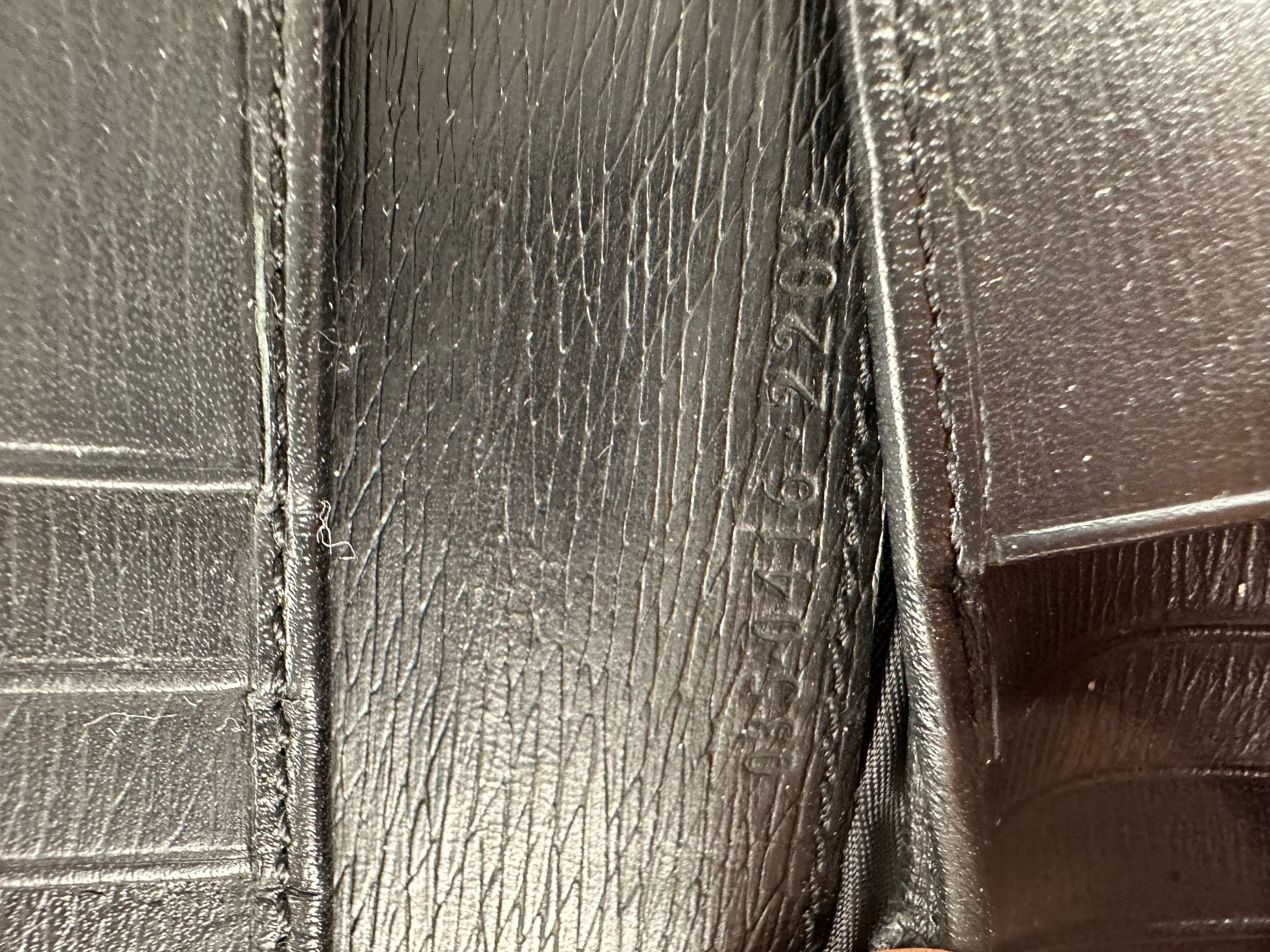 Gucci Vintage Leather Wallet Black Gold Size ONE SIZE - 8 Thumbnail