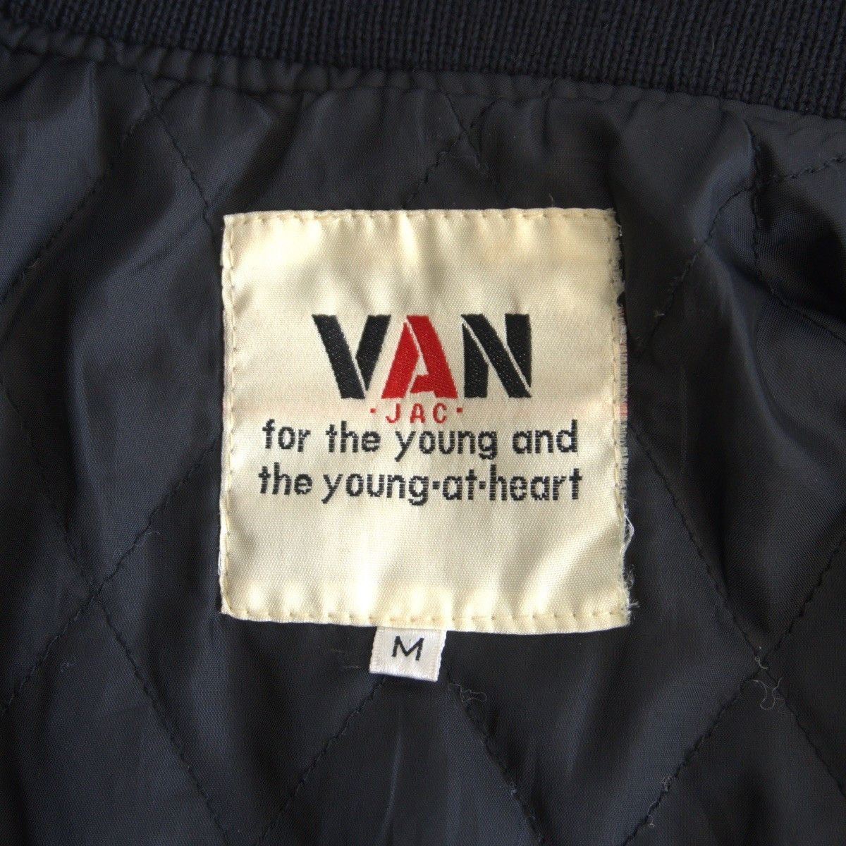 Vintage VAN JAC Leather sleeve varsity jacket Size M Size US M / EU 48-50 / 2 - 5 Thumbnail