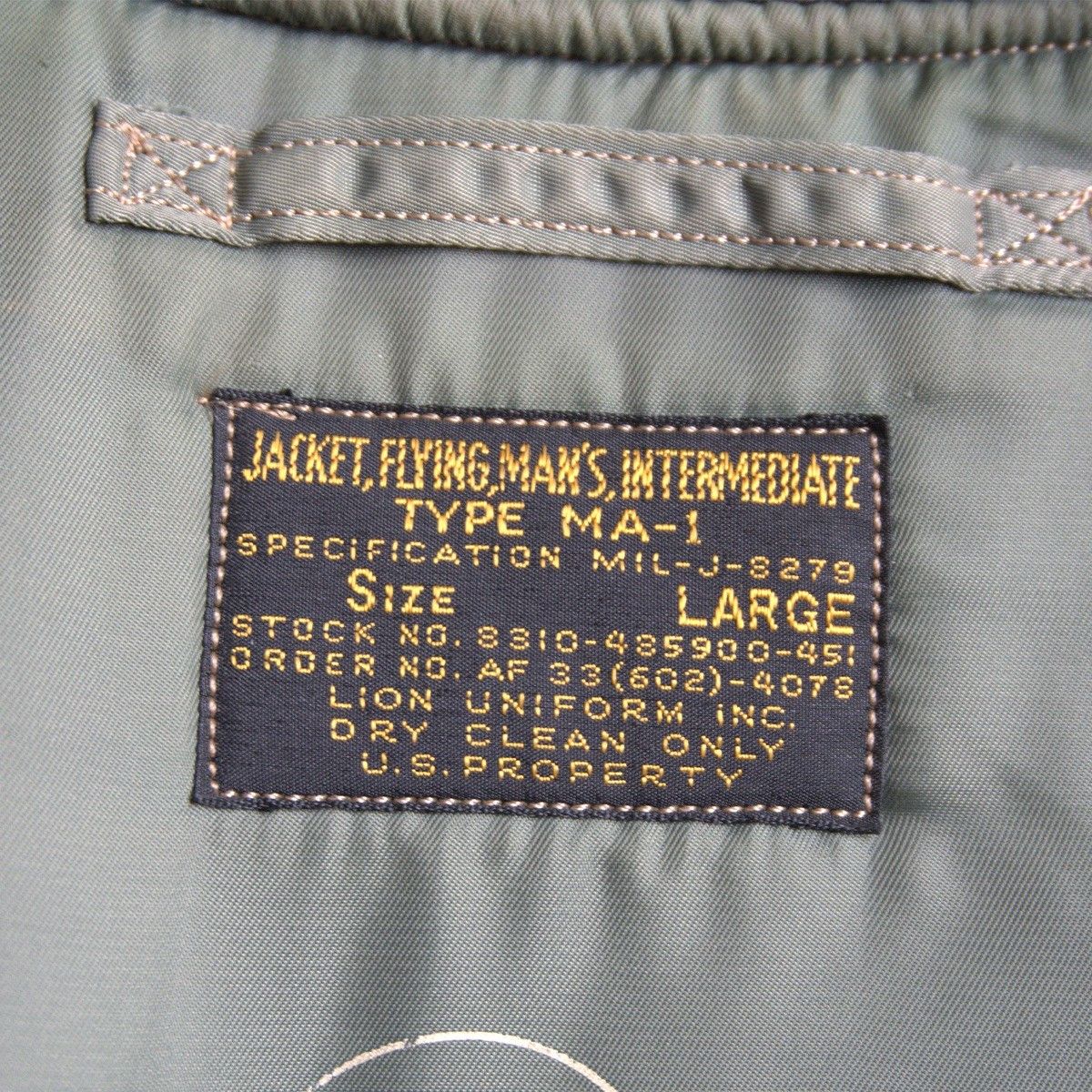 Buzz Rickson's Buzz Rickson's MA-1 1957 Model Jacket Green Size L Size US L / EU 52-54 / 3 - 6 Thumbnail