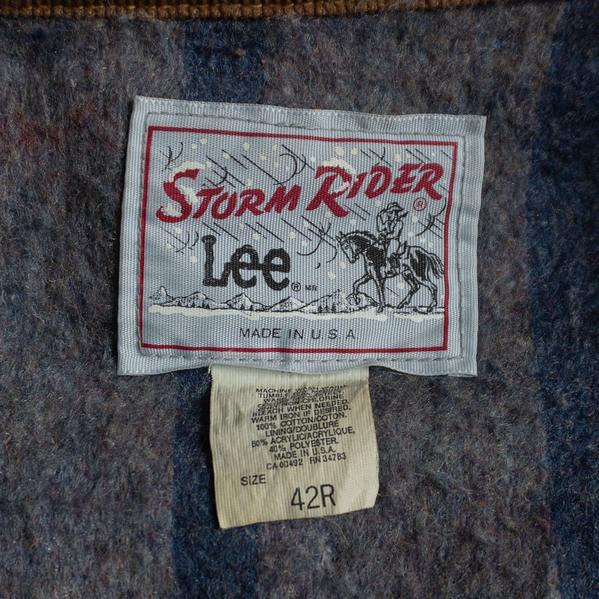 Lee Lee 80s STORM RIDER Denim Jacket Size 42R Size US XL / EU 56 / 4 - 6 Thumbnail