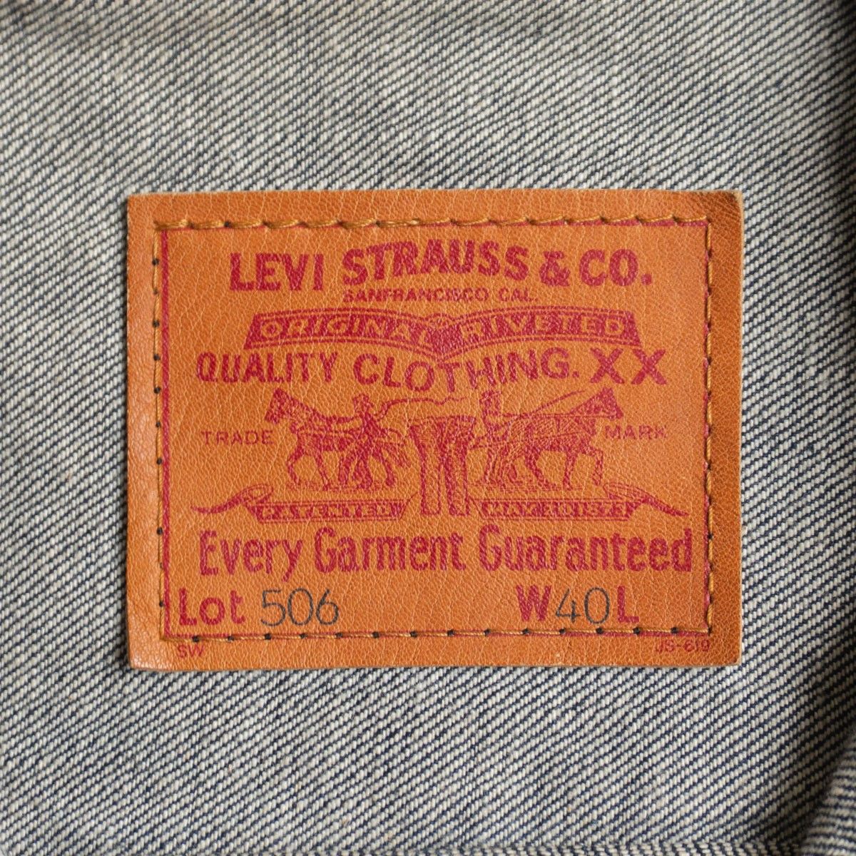 Levi's Levi's Type I Big E Jacket Size 40 Size US XXS / EU 40 - 3 Thumbnail