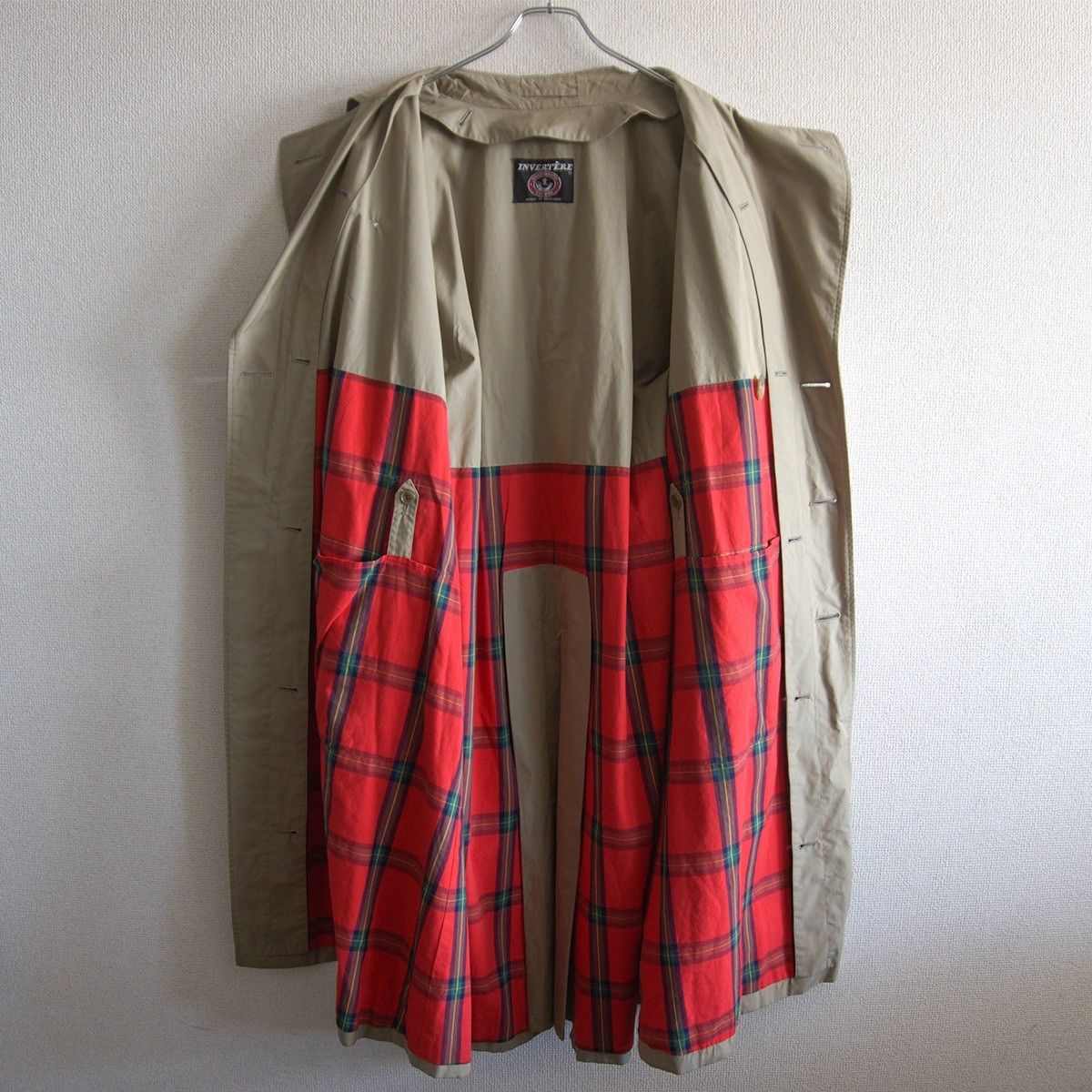 Vintage INVERTERE 90S Trench coat Size 40 Size US XXS / EU 40 - 3 Thumbnail