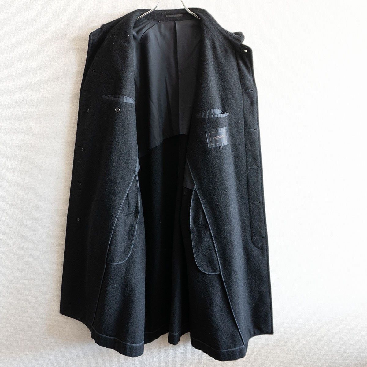 Comme des Garcons Comme des Garcons 80 Ribbed Balmacaan Coat Size M Size US M / EU 48-50 / 2 - 3 Thumbnail
