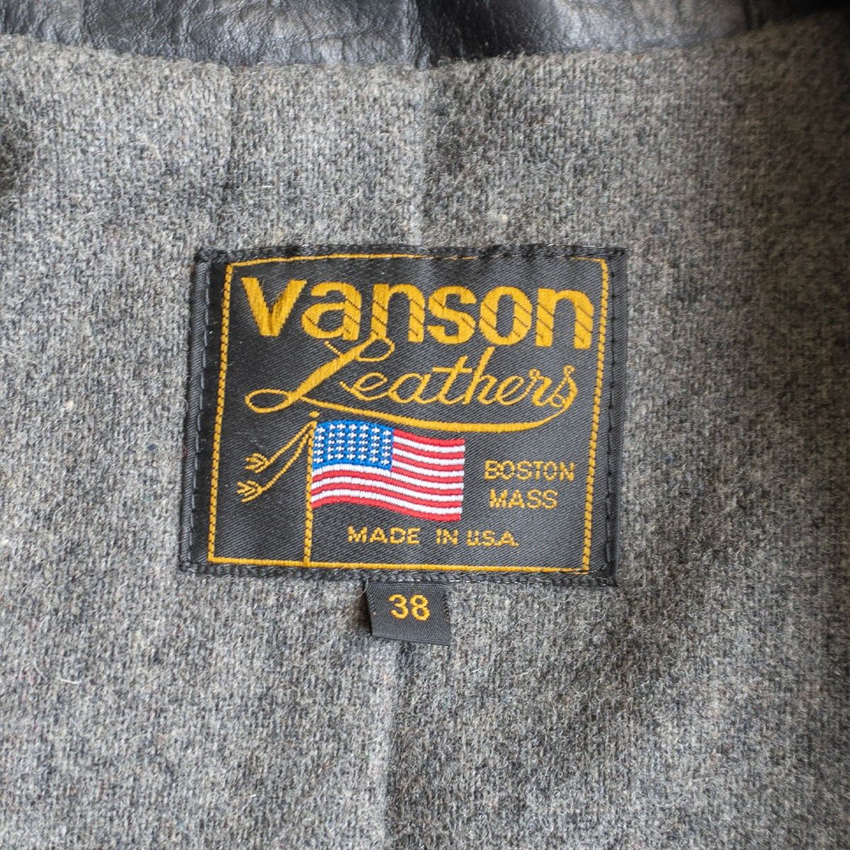 Vintage VANSON Remington Leather Coat Size 38 Size US M / EU 48-50 / 2 - 5 Thumbnail