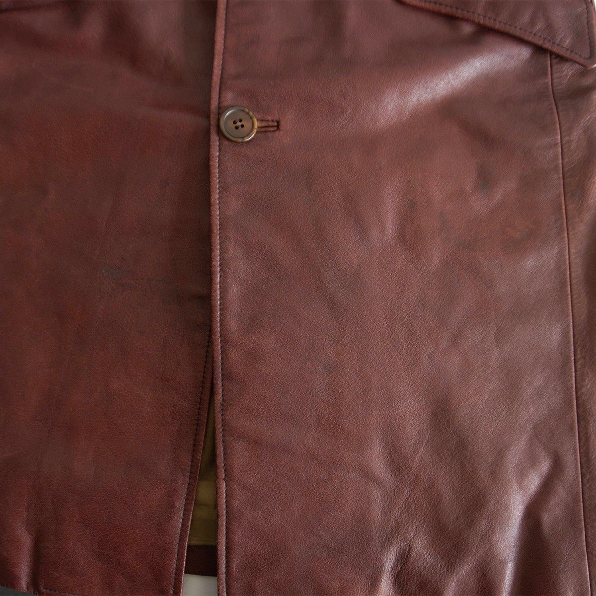 Tornado Mart Tornado Mart Buffalo Leather Long Coat Size L Size US L / EU 52-54 / 3 - 9 Thumbnail